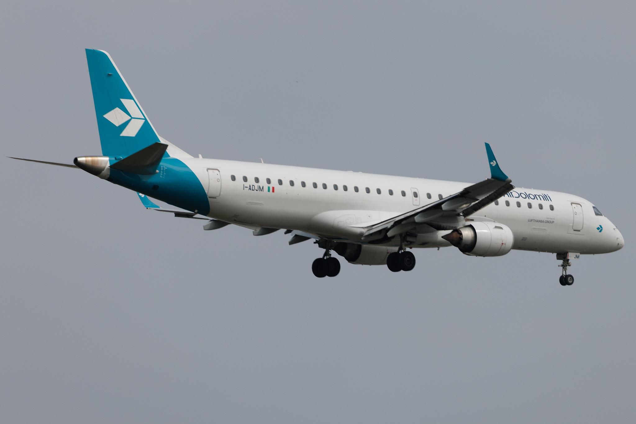 Frankfurt Airport: Air Dolomiti (EN / DLA) | Embraer E195LR E195 | I-ADJM | MSN 19000258