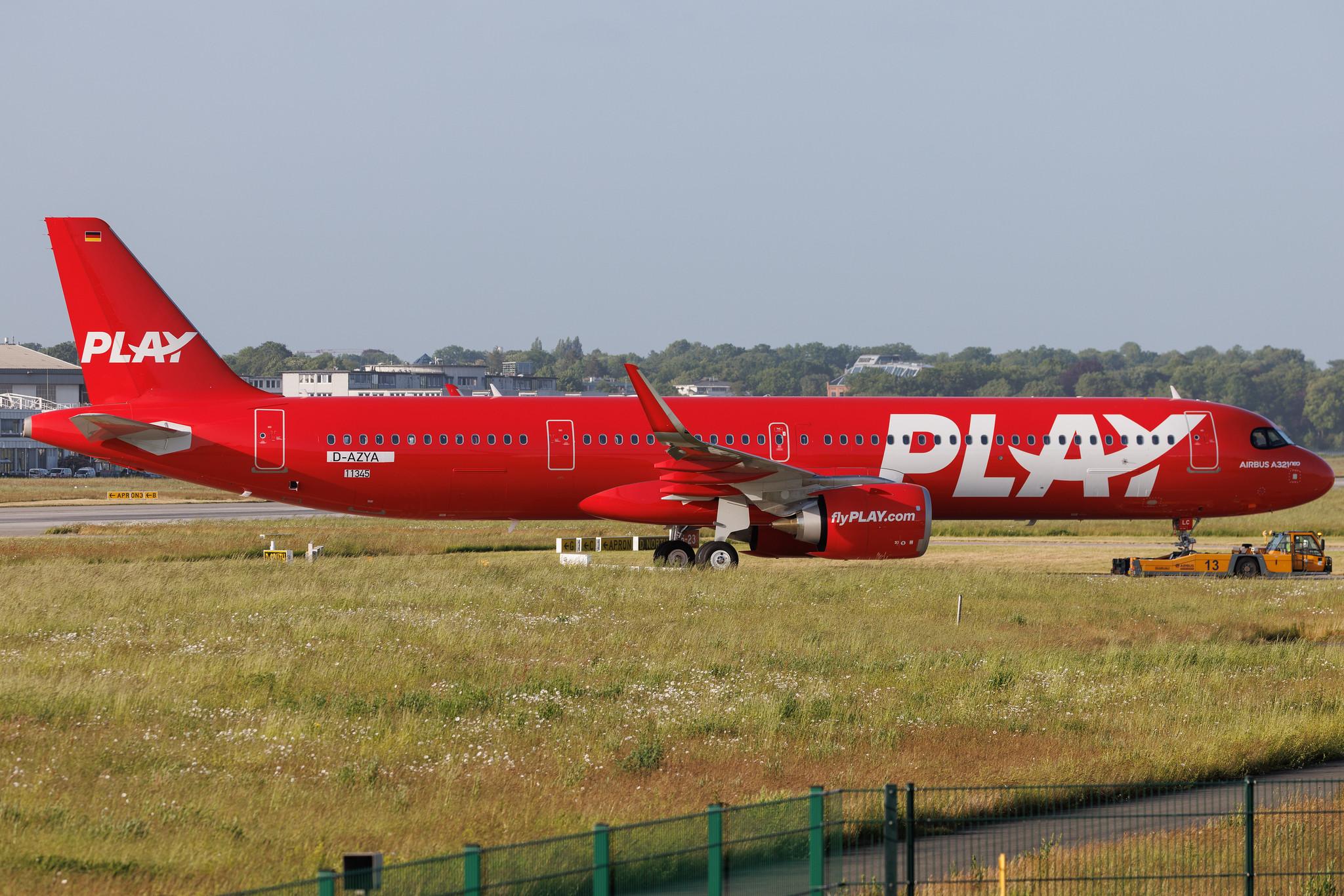 Hamburg Finkenwerder: Play (OG / FPY) | Airbus A321-251NX A21N | D-AZYA | TF-PLC | MSN 11345