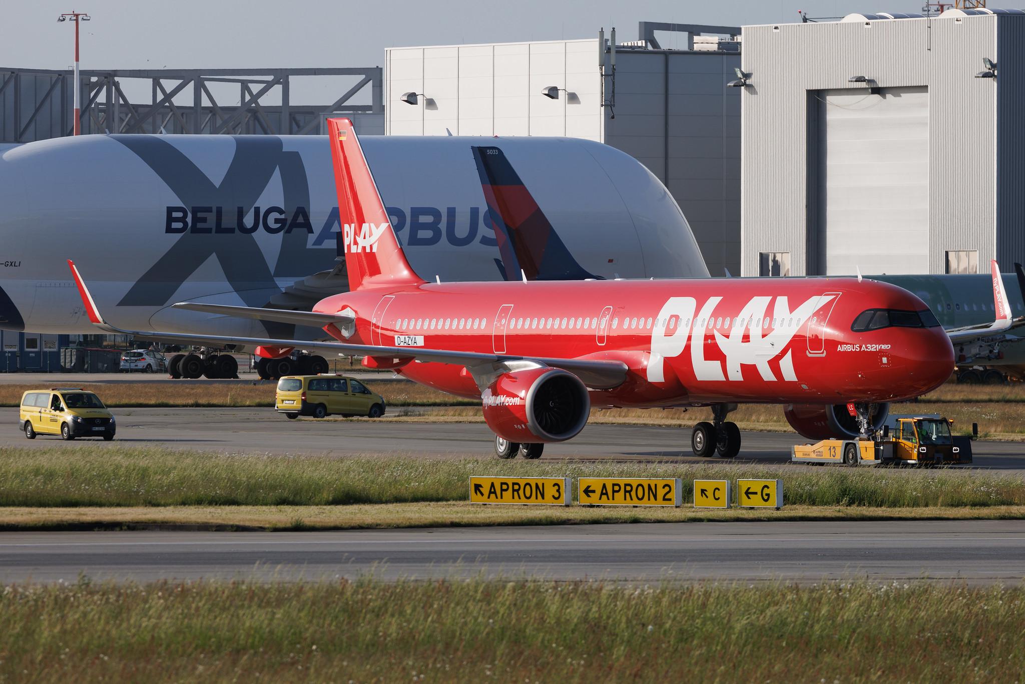 Hamburg Finkenwerder: Play (OG / FPY) | Airbus A321-251NX A21N | D-AZYA | TF-PLC | MSN 11345