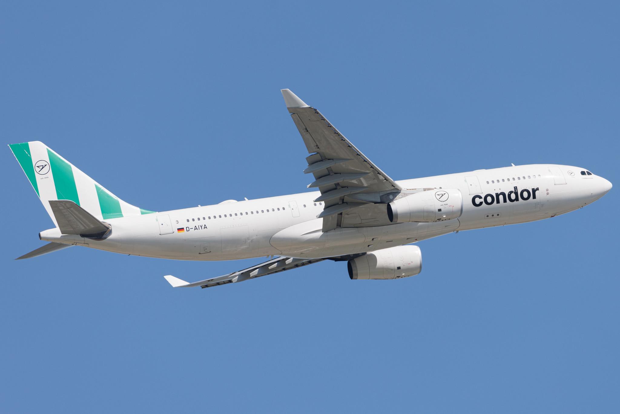 Frankfurt Airport: Condor (DE / CFG) | Airbus A330-243 A332 | D-AIYA | MSN 0824