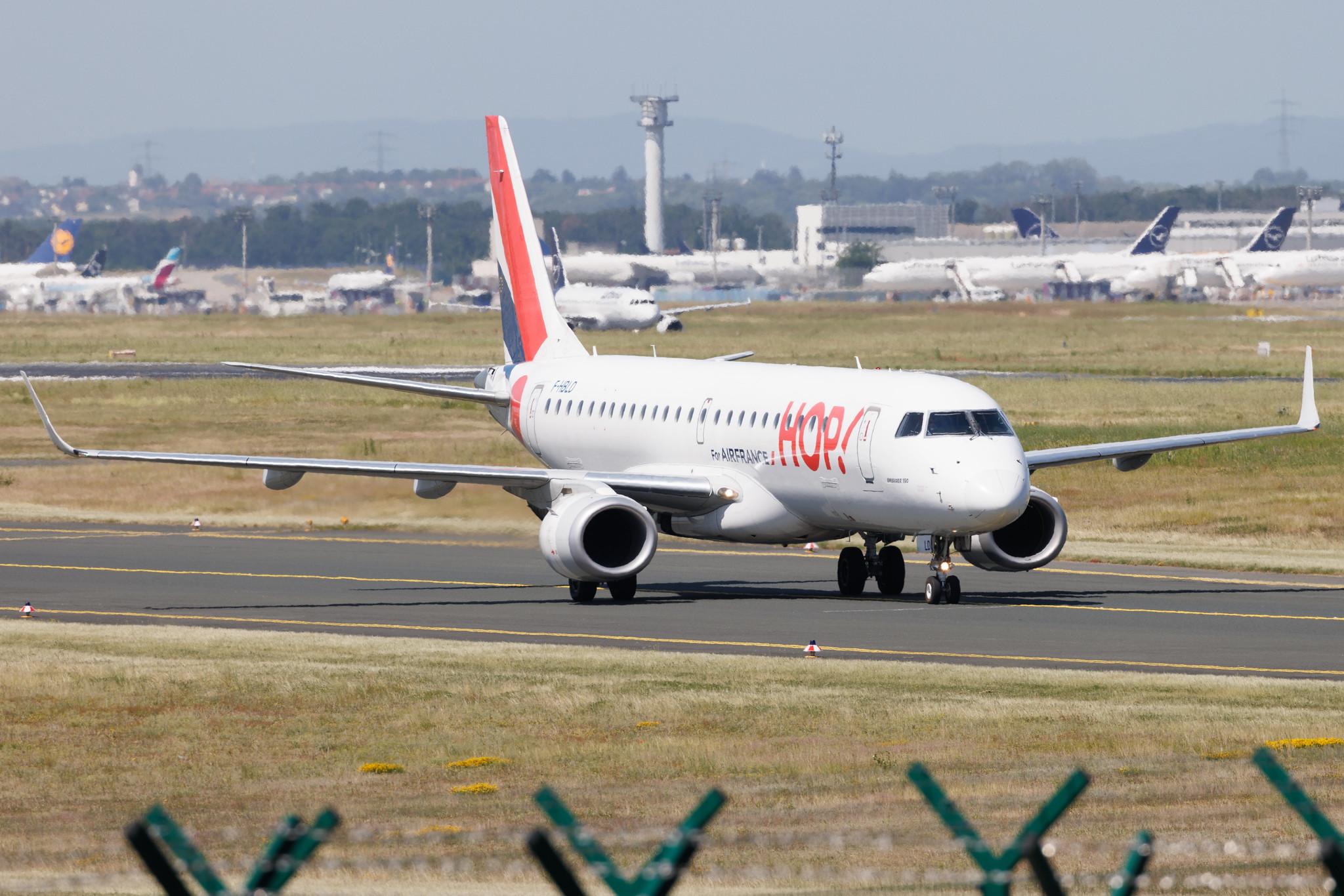 Frankfurt Airport: Air France (AF / AFR) | Operator: Air France Hop | Embraer E190LR E190 | F-HBLD | MSN 19000113