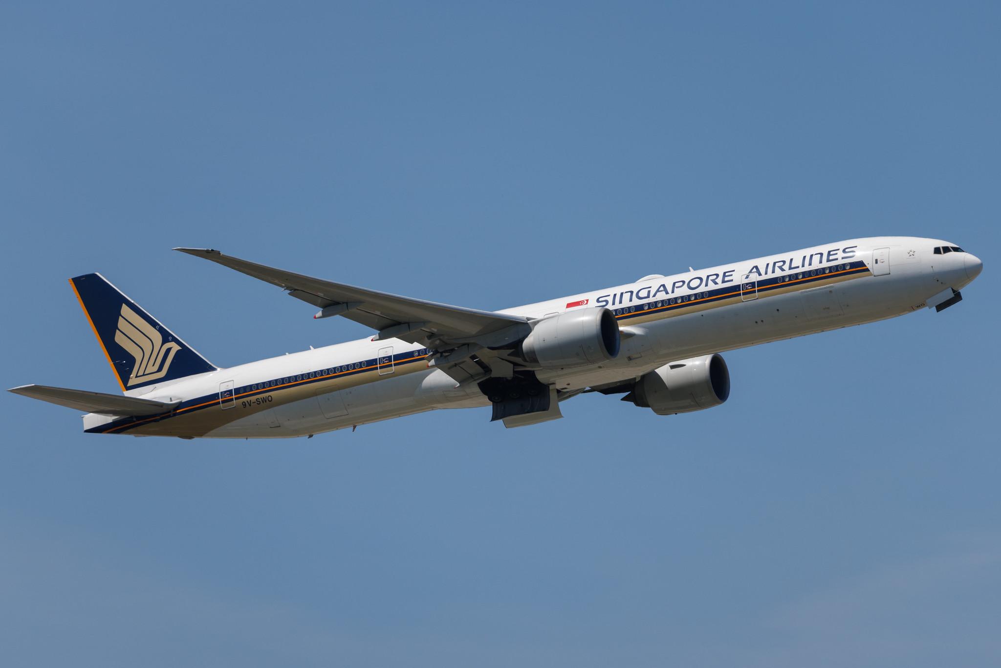 Frankfurt Airport: Singapore Airlines (SQ / SIA) |  Boeing 777-312(ER) B77W | 9V-SWO | MSN 34580
