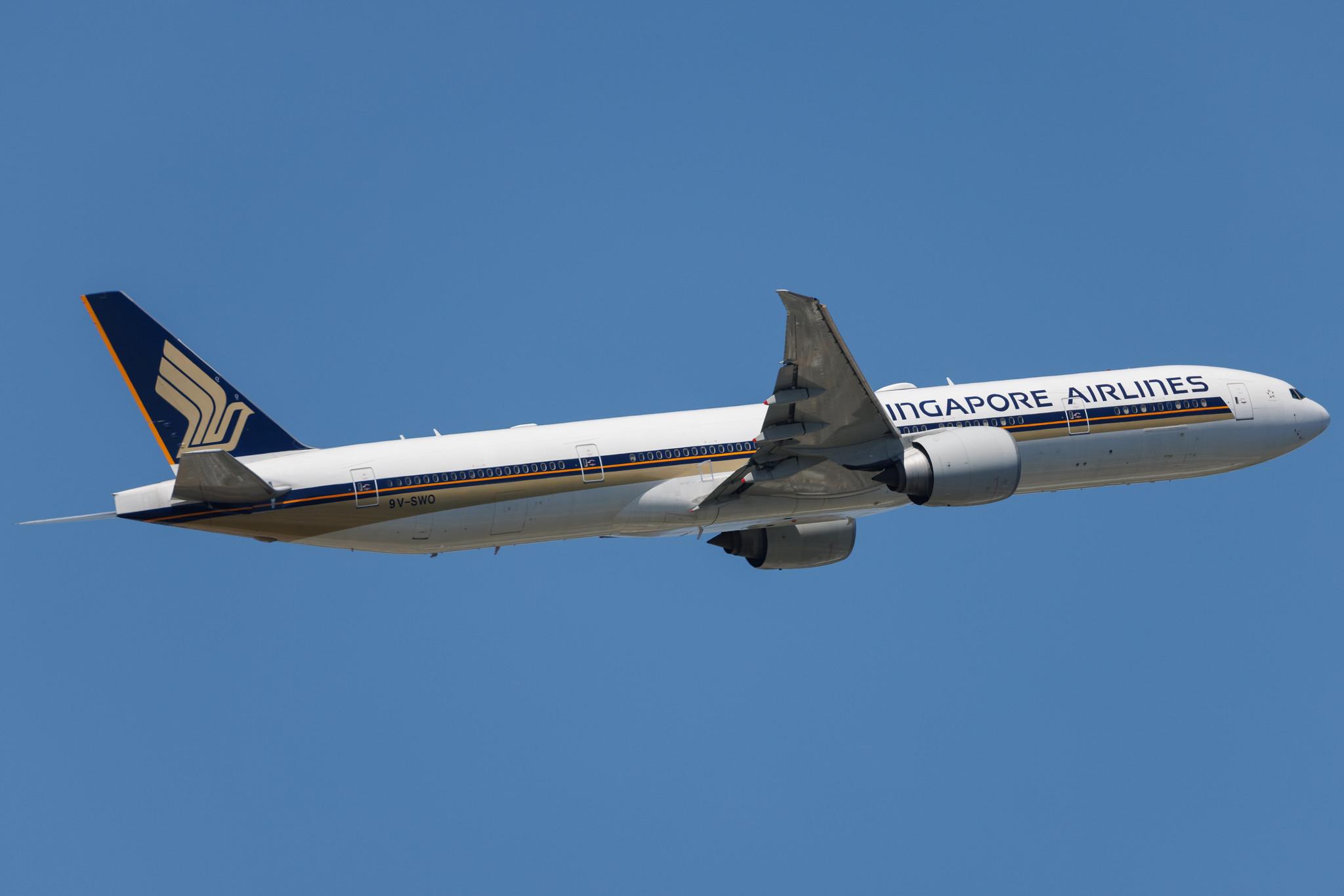 Frankfurt Airport: Singapore Airlines (SQ / SIA) |  Boeing 777-312(ER) B77W | 9V-SWO | MSN 34580