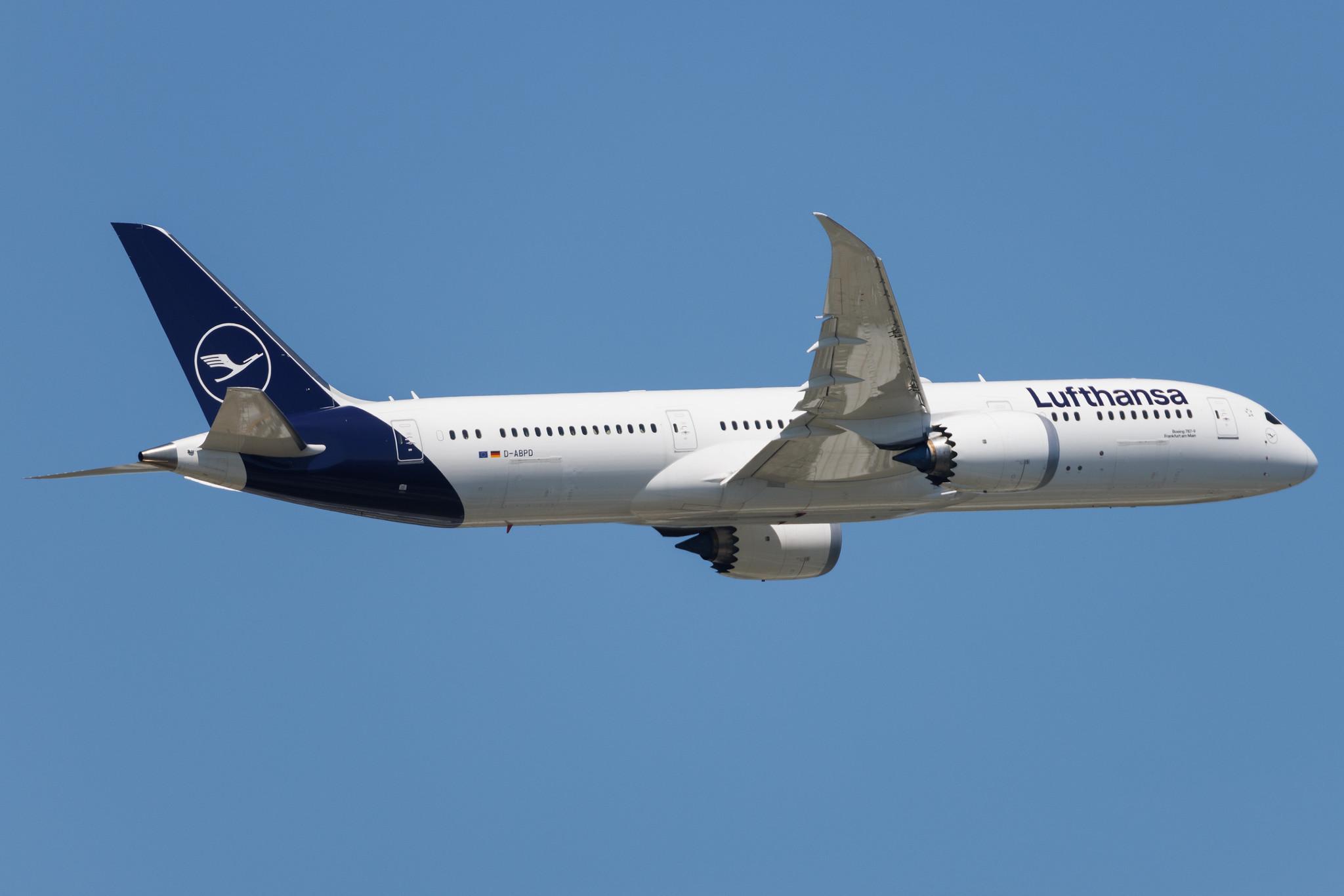 Frankfurt Airport: Lufthansa (LH / DLH) | Boeing 787-9 Dreamliner B789 | D-ABPD | MSN 62729