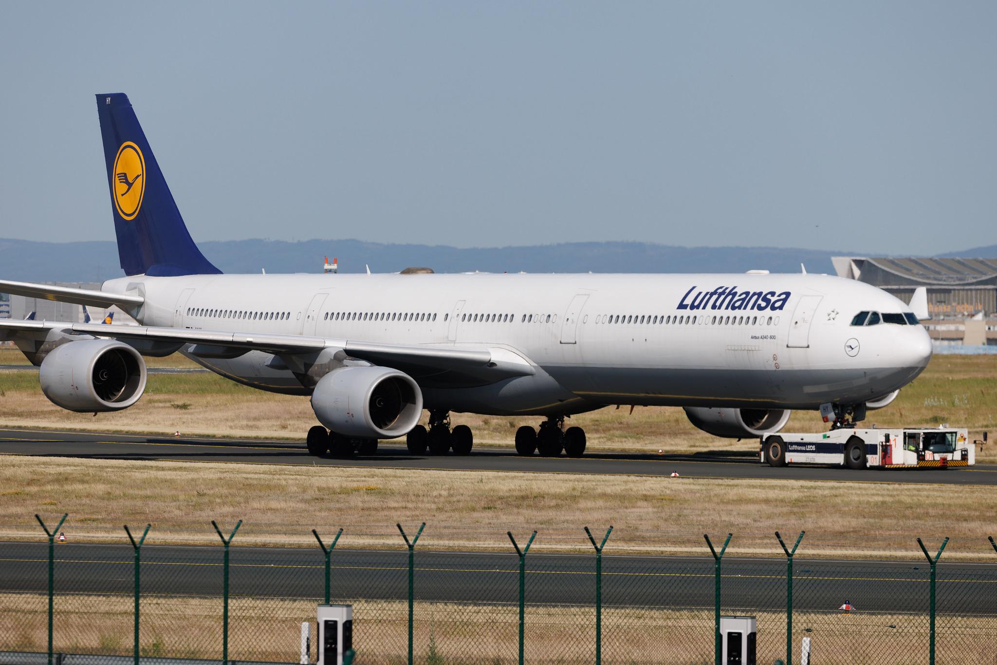 Frankfurt Airport: Lufthansa (LH / DLH) | Airbus A340-642 A346 | D-AIHY | MSN 0987