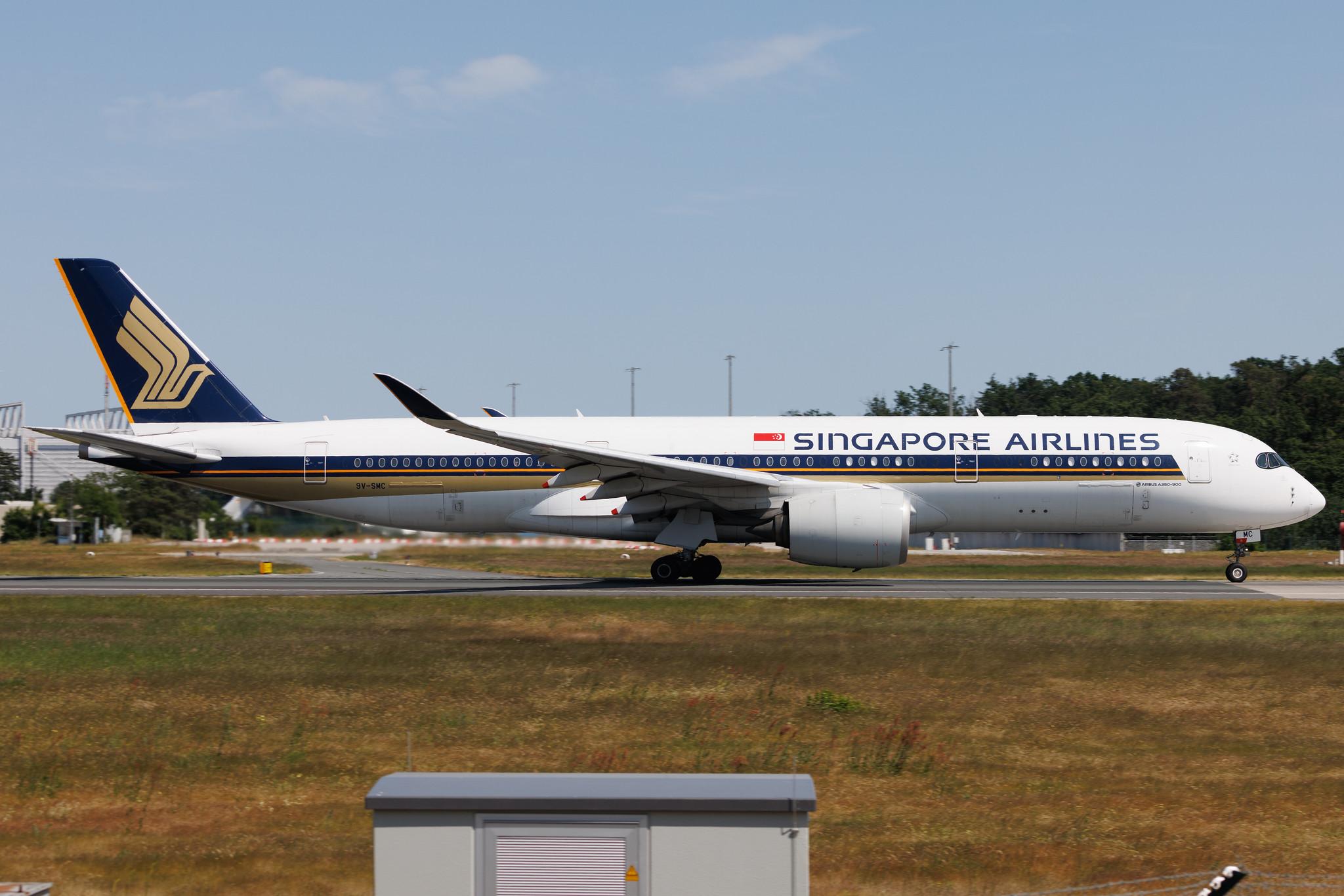 Frankfurt Airport: Singapore Airlines (SQ / SIA) | Airbus A350-941 A359 | 9V-SMC | MSN 031