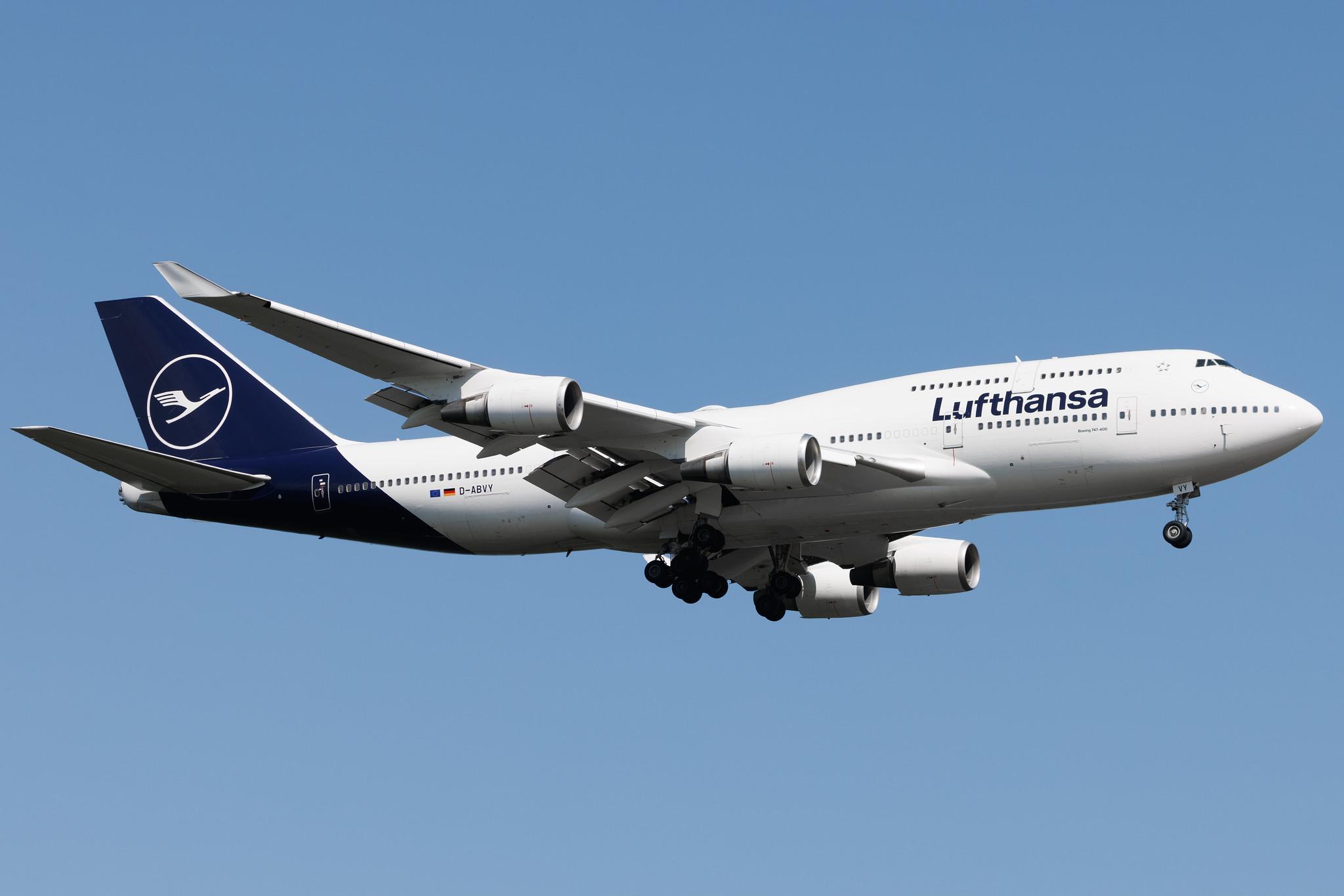 Frankfurt Airport: Lufthansa (LH / DLH) | Boeing 747-430 B744 | D-ABVY | MSN 29869