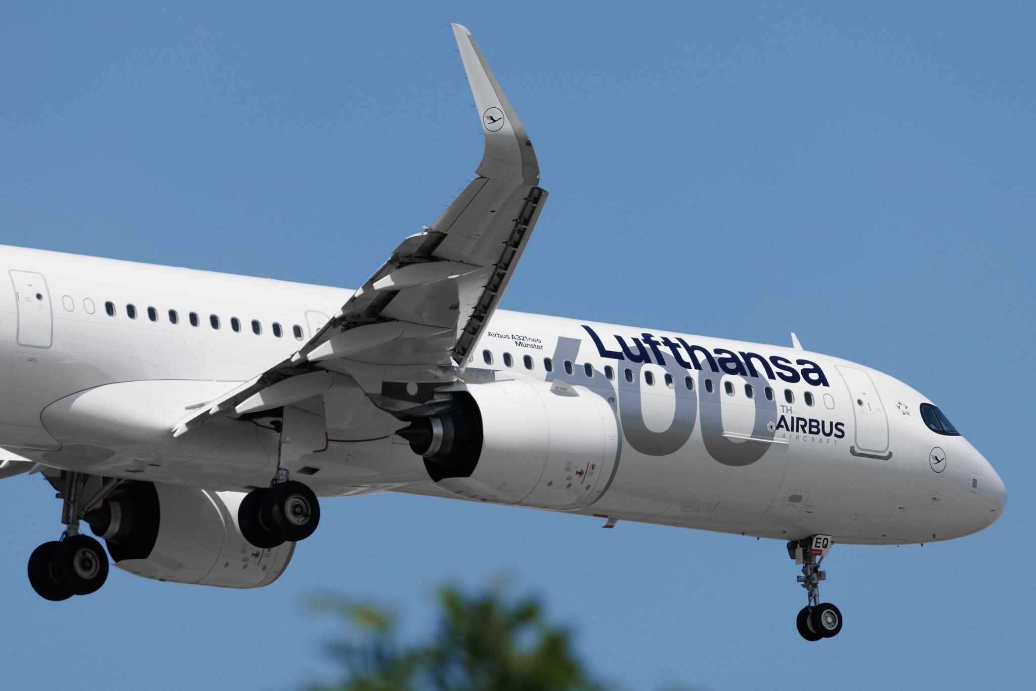 Frankfurt Airport: Lufthansa (LH / DLH) | Livery: 600th Airbus Aircraft | Airbus A321-271NX A21N | D-AIEQ | MSN 11267