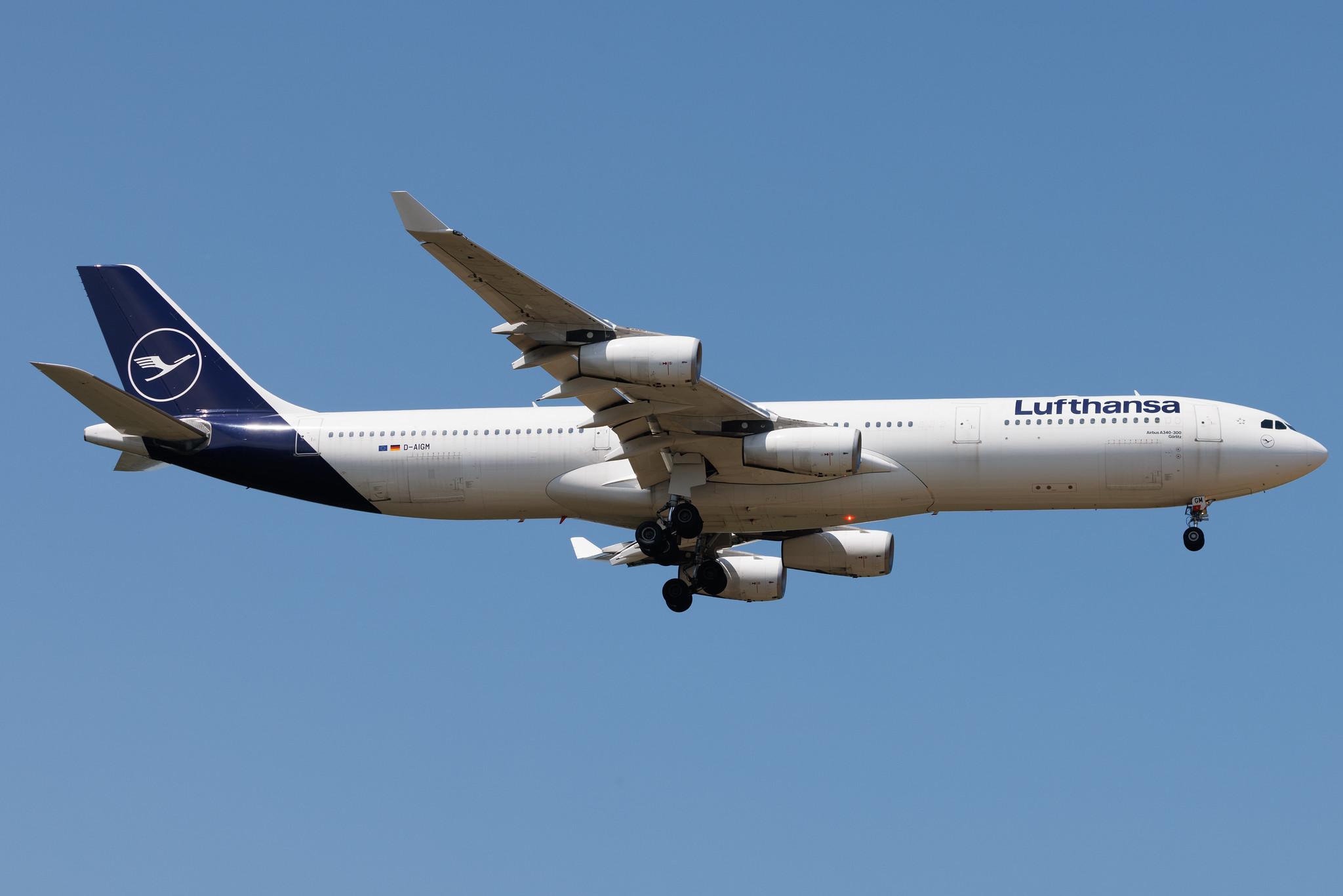 Frankfurt Airport: Lufthansa (LH / DLH) | Airbus A340-313 A343 | D-AIGM | MSN 0158