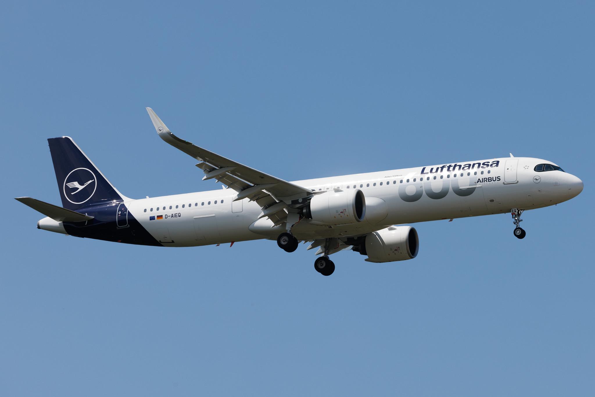 Frankfurt Airport: Lufthansa (LH / DLH) | Livery: 600th Airbus Aircraft | Airbus A321-271NX A21N | D-AIEQ | MSN 11267