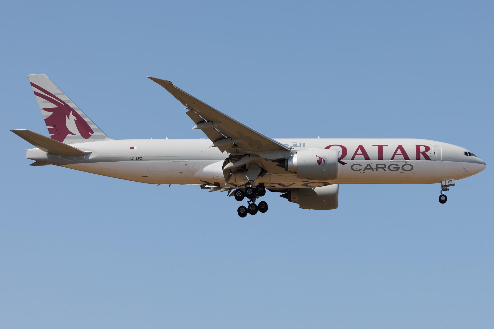 Frankfurt Airport: Qatar Cargo (QR / QTR) | Operator: Qatar Airways | Boeing 777-F B77L | A7-BFZ | MSN 66872
