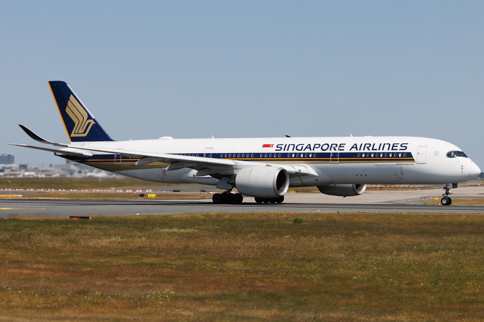 Frankfurt Airport: Singapore Airlines (SQ / SIA) | Airbus A350-941 A359 | 9V-SMC | MSN 031