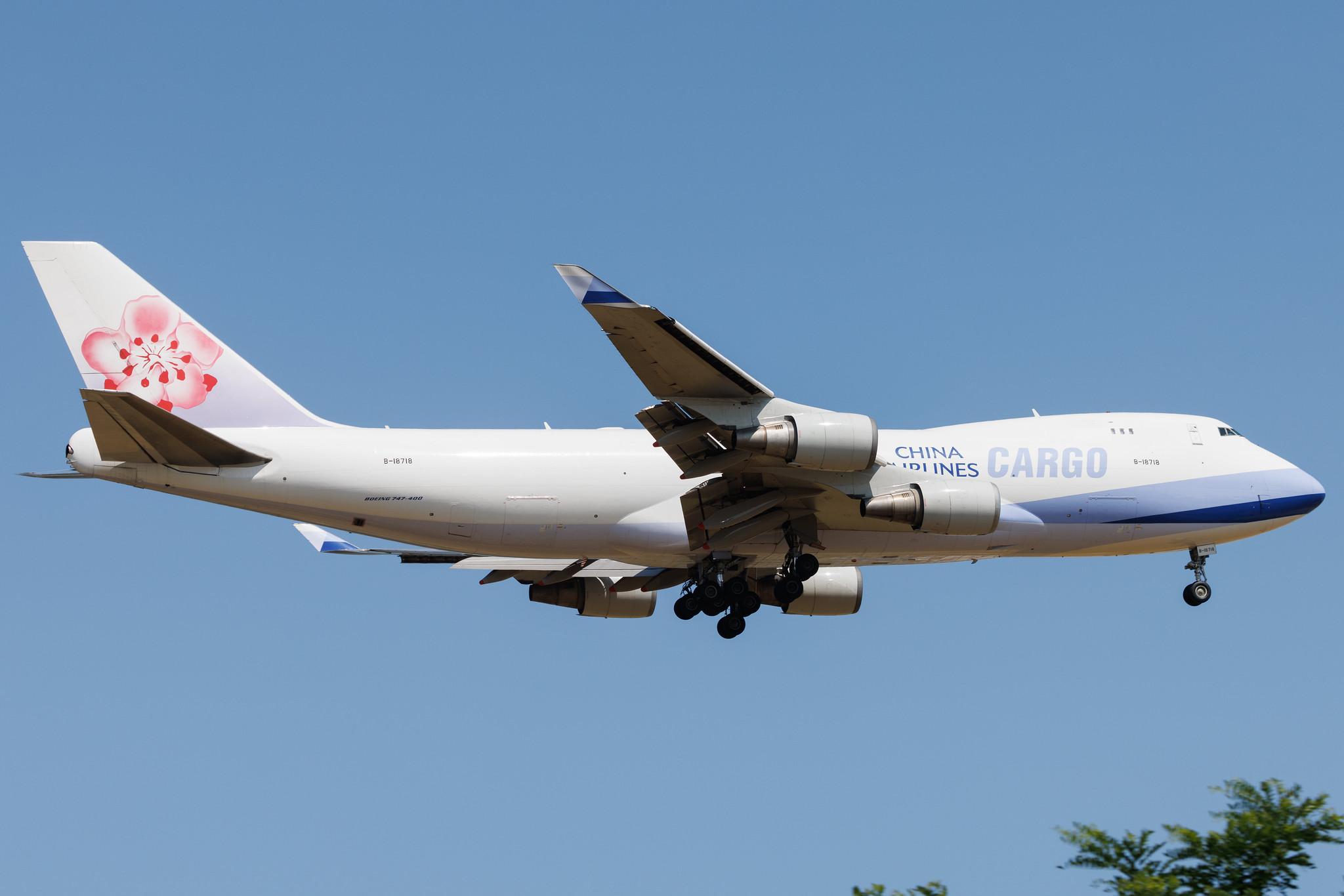 Frankfurt Airport: China Airlines Cargo (CI / CAL) | Operator: China Airlines | Boeing 747-409(F) B744 | B-18718 | MSN 30770
