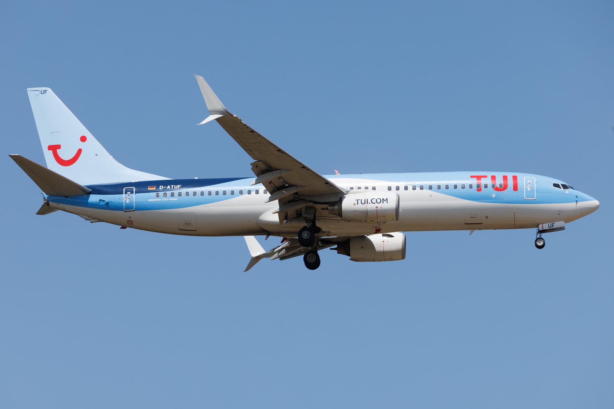 Frankfurt Airport: TUI (X3 / TUI) | Operator: TUI fly | Boeing 737-8K5 B738 | D-ATUF | MSN 34687