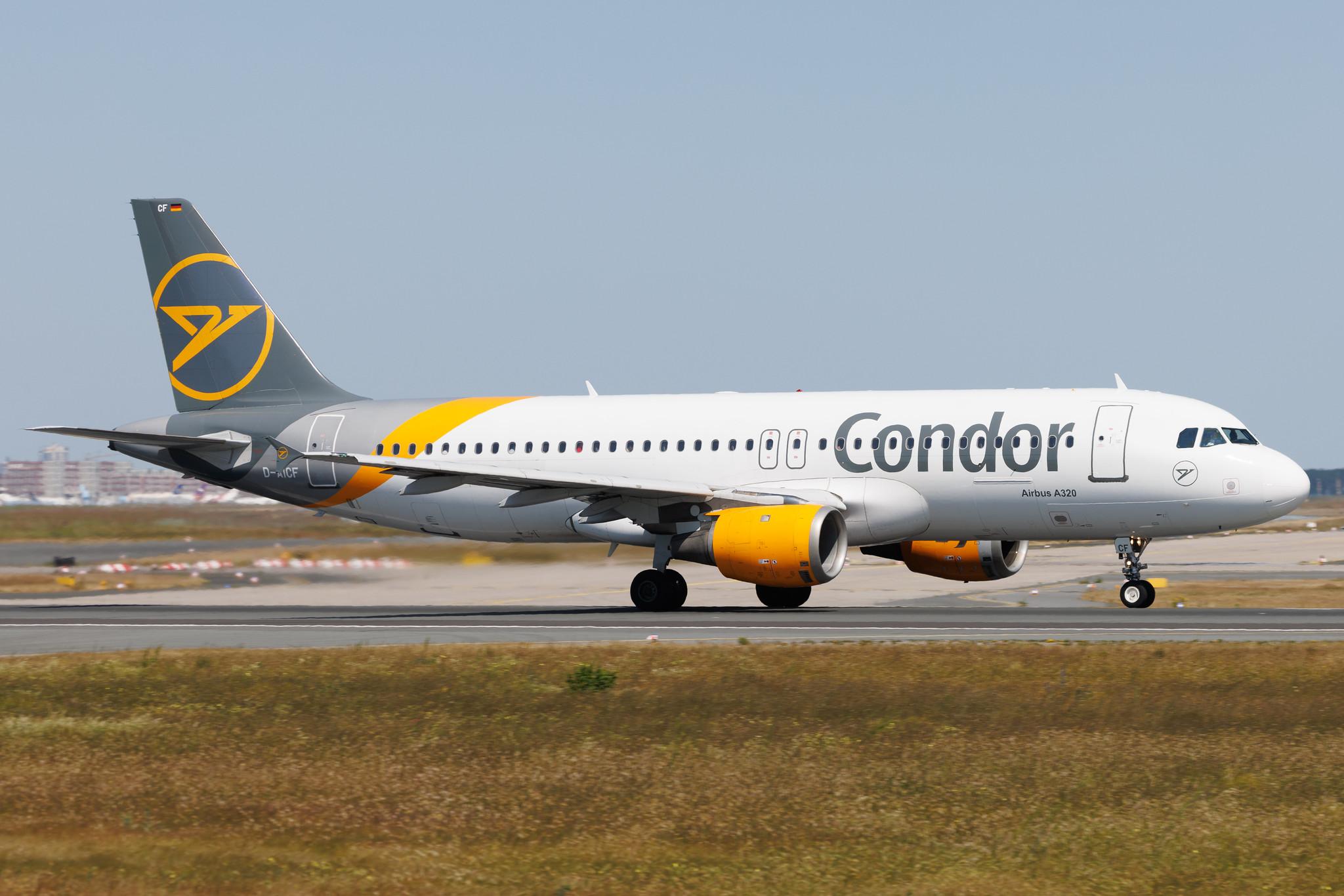 Frankfurt Airport: Condor (DE / CFG) | Airbus A320-212 A320 | D-AICF | MSN 0905