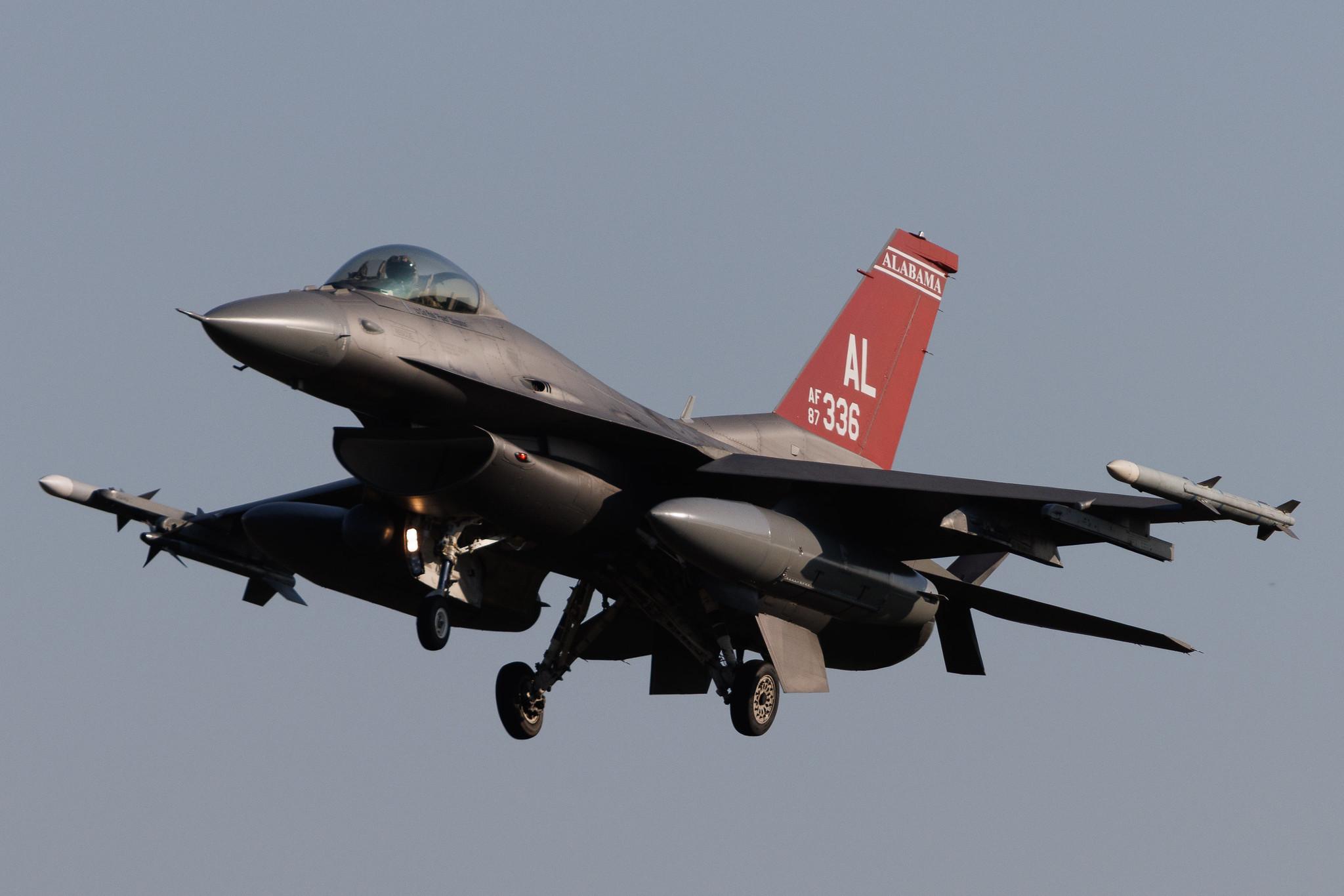 Schleswig Jagel Airport: United States Air Force (USAF) | General Dynamics F-16C Fighting Falcon F16 | 87-0336 | MSN 5C-597