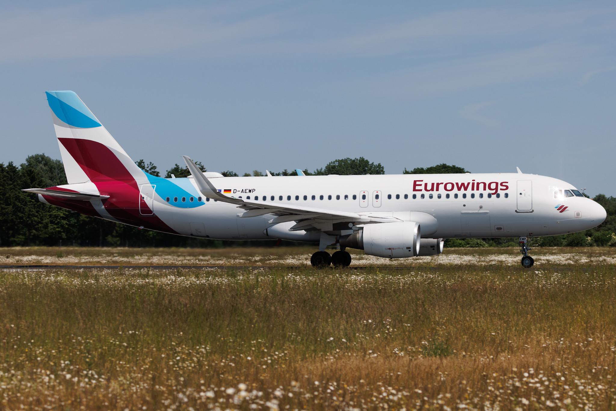 Hamburg Airport: Eurowings (EW / EWG) | Airbus A320-214 A320 | D-AEWP | MSN 7377