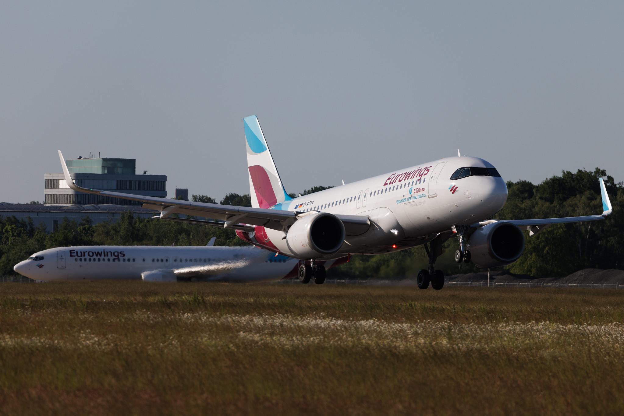 Hamburg Airport: Eurowings (EW / EWG) | Airbus A320-251N A20N | D-AENA | MSN 10758