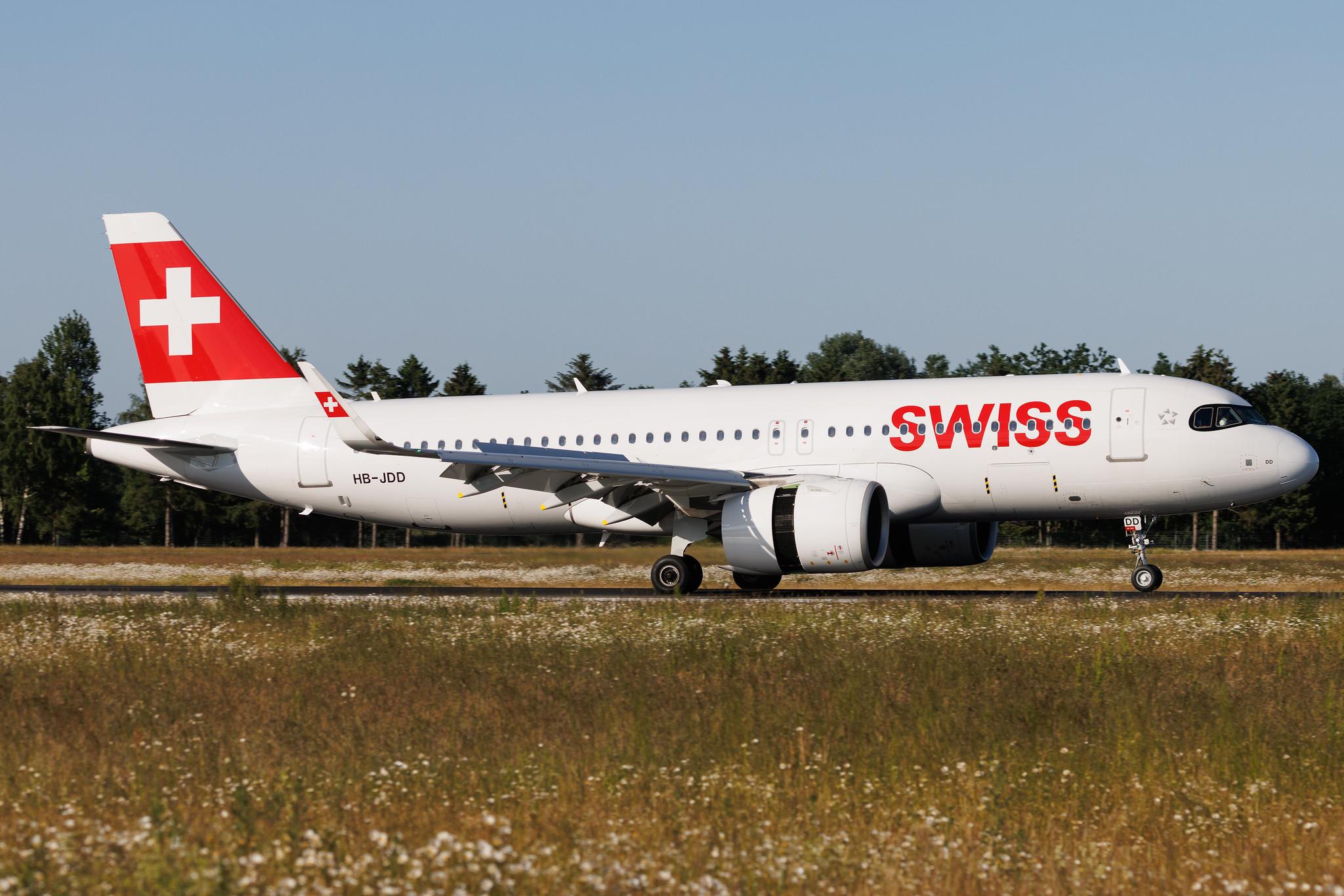 Hamburg Airport: Swiss (LX / SWR) | Airbus A320-271N A20N | HB-JDD | MSN 10944