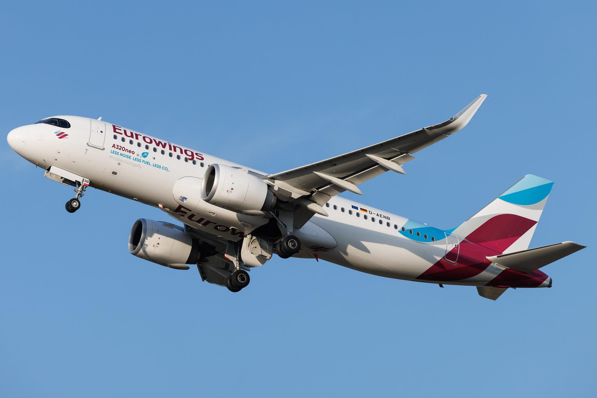 Hamburg Airport: Eurowings (EW / EWG) | Airbus A320-251N A20N | D-AENB | MSN 10798