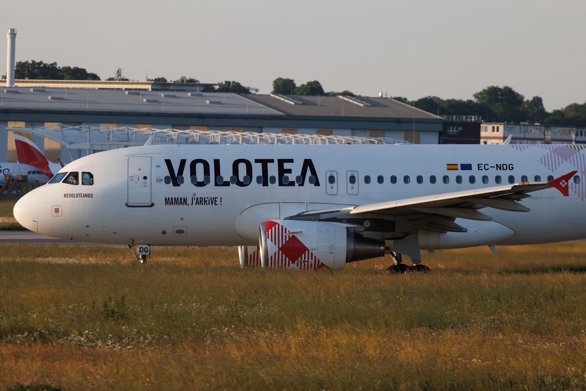 Hamburg Finkenwerder: Volotea (V7 / VOE) | Airbus A319-112 A319 | EC-NDG | MSN 03364