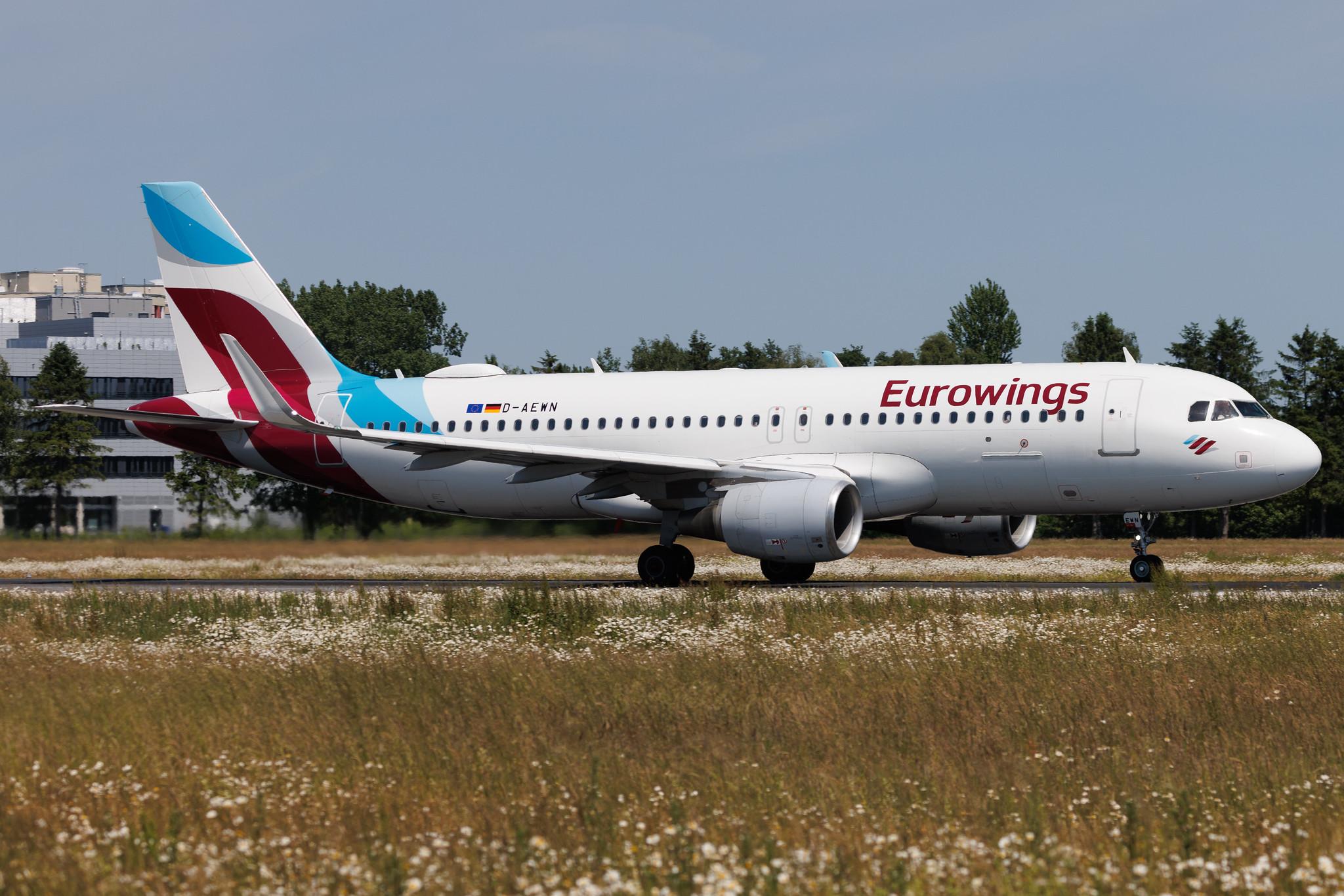 Hamburg Airport: Eurowings (EW / EWG) | Airbus A320-214 A320 | D-AEWN | MSN 7393