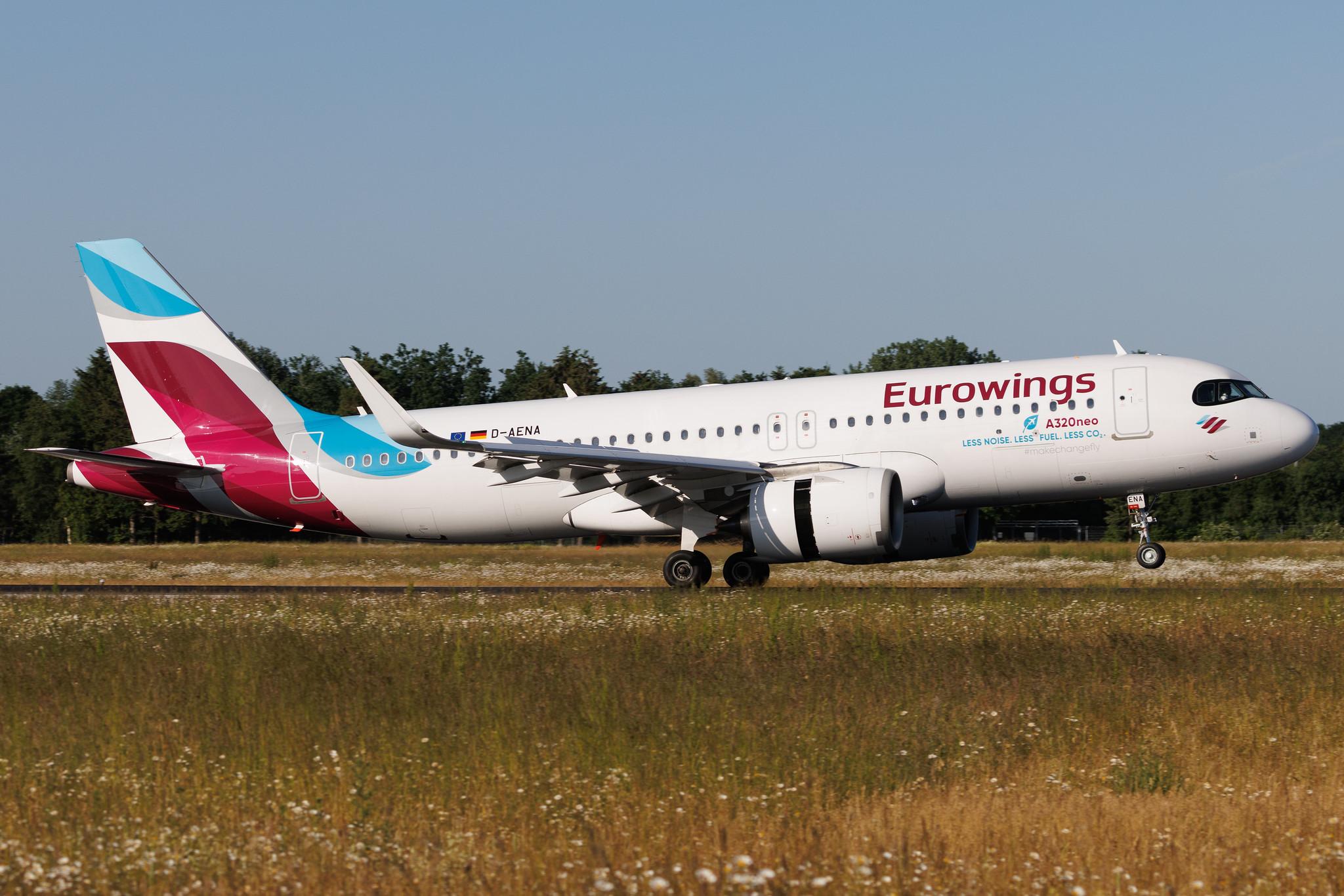 Hamburg Airport: Eurowings (EW / EWG) | Airbus A320-251N A20N | D-AENA | MSN 10758