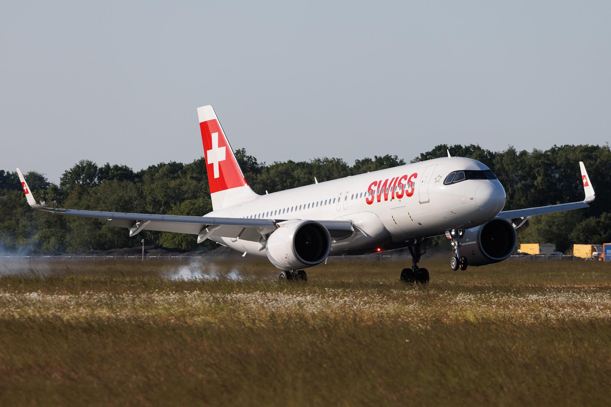 Hamburg Airport: Swiss (LX / SWR) | Airbus A320-271N A20N | HB-JDD | MSN 10944