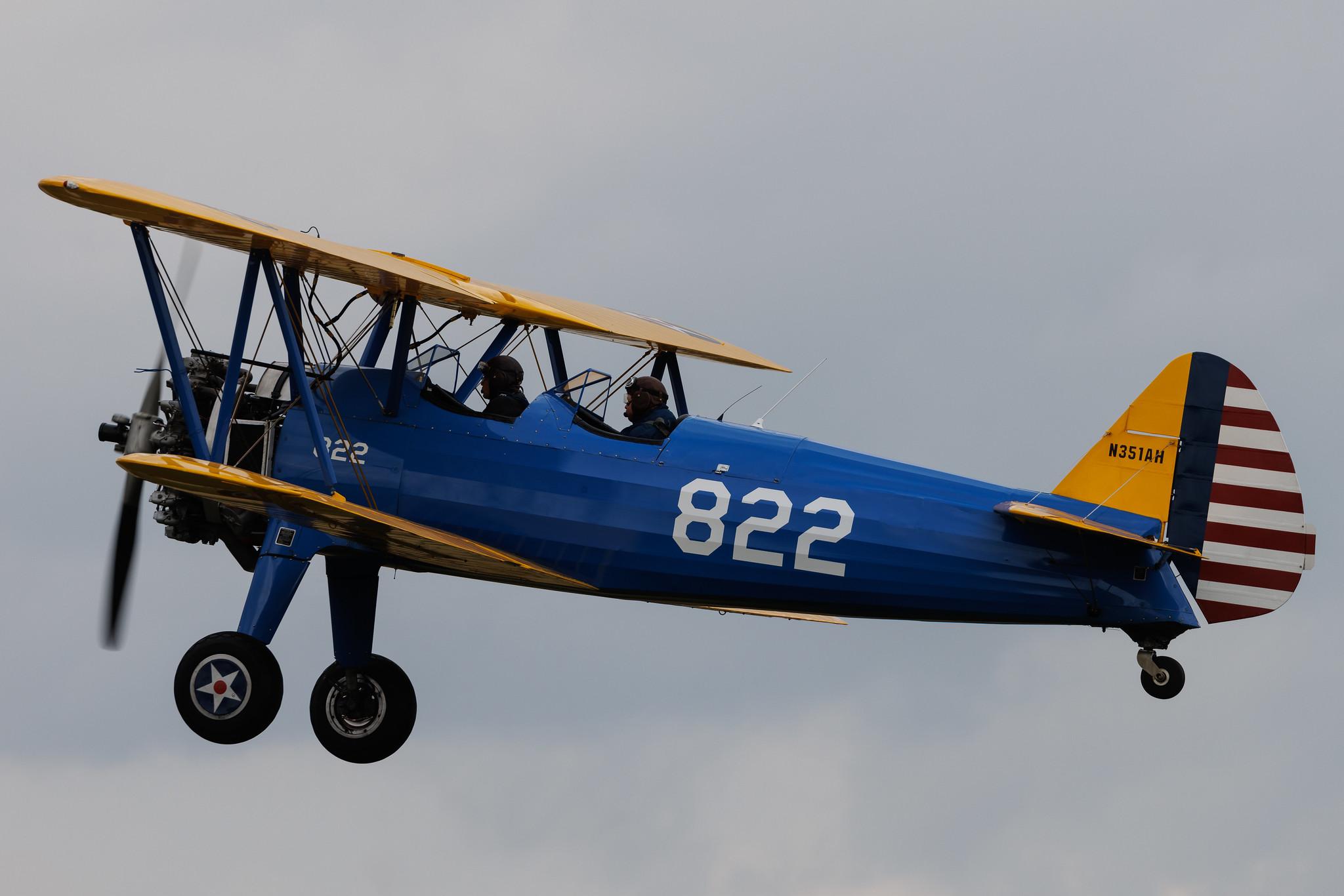 Flugplatz Bienenfarm: Private owner | Boeing-Stearman Model 75 ST75 | N351AH | MSN 75-12351