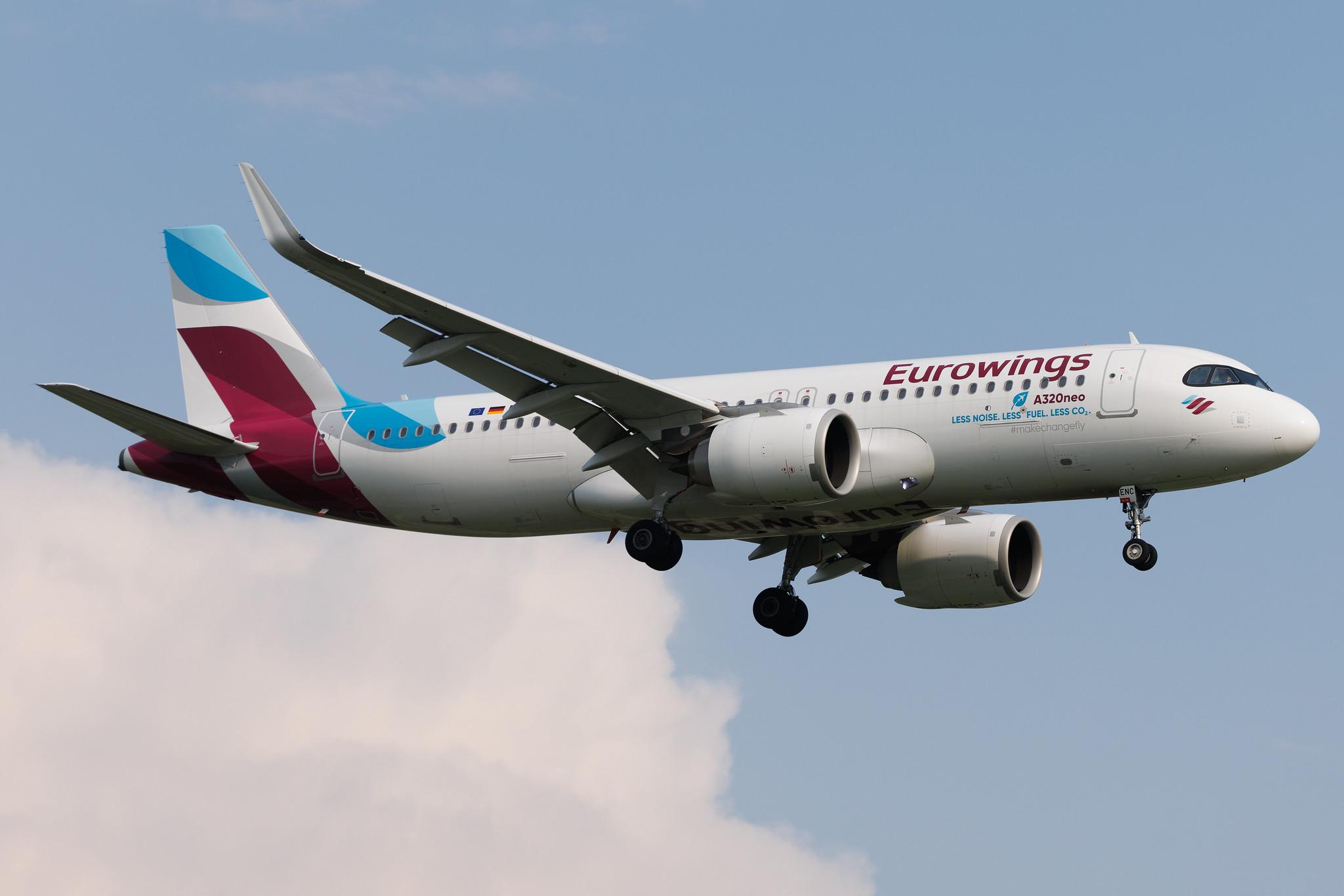 Hamburg Airport: Eurowings (EW / EWG) | Airbus A320-251N A20N | D-AENC | MSN 10826
