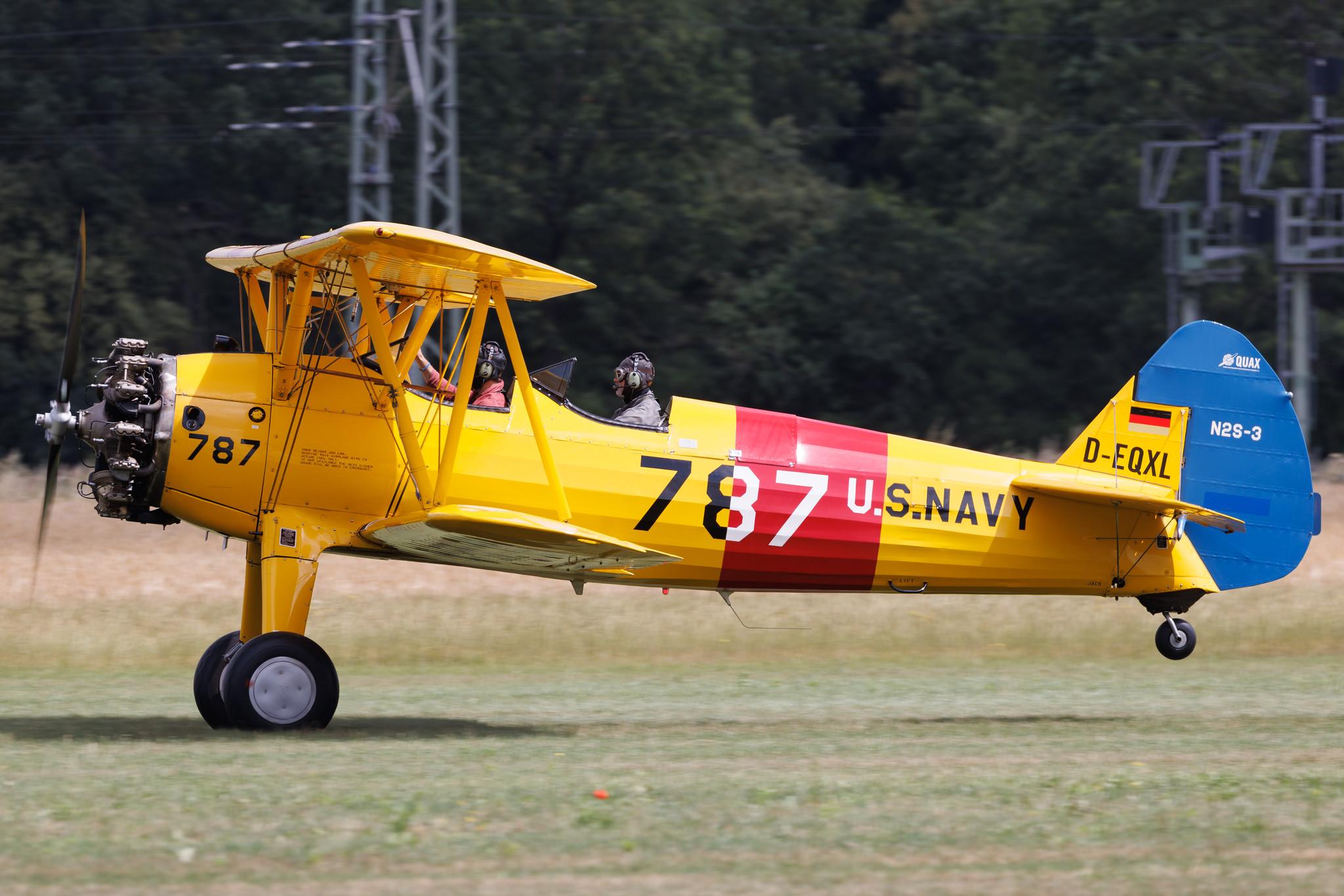 Flugplatz Bienenfarm: Private owner | Boeing N2S-3 Stearman | D-EQXL | MSN 75-658