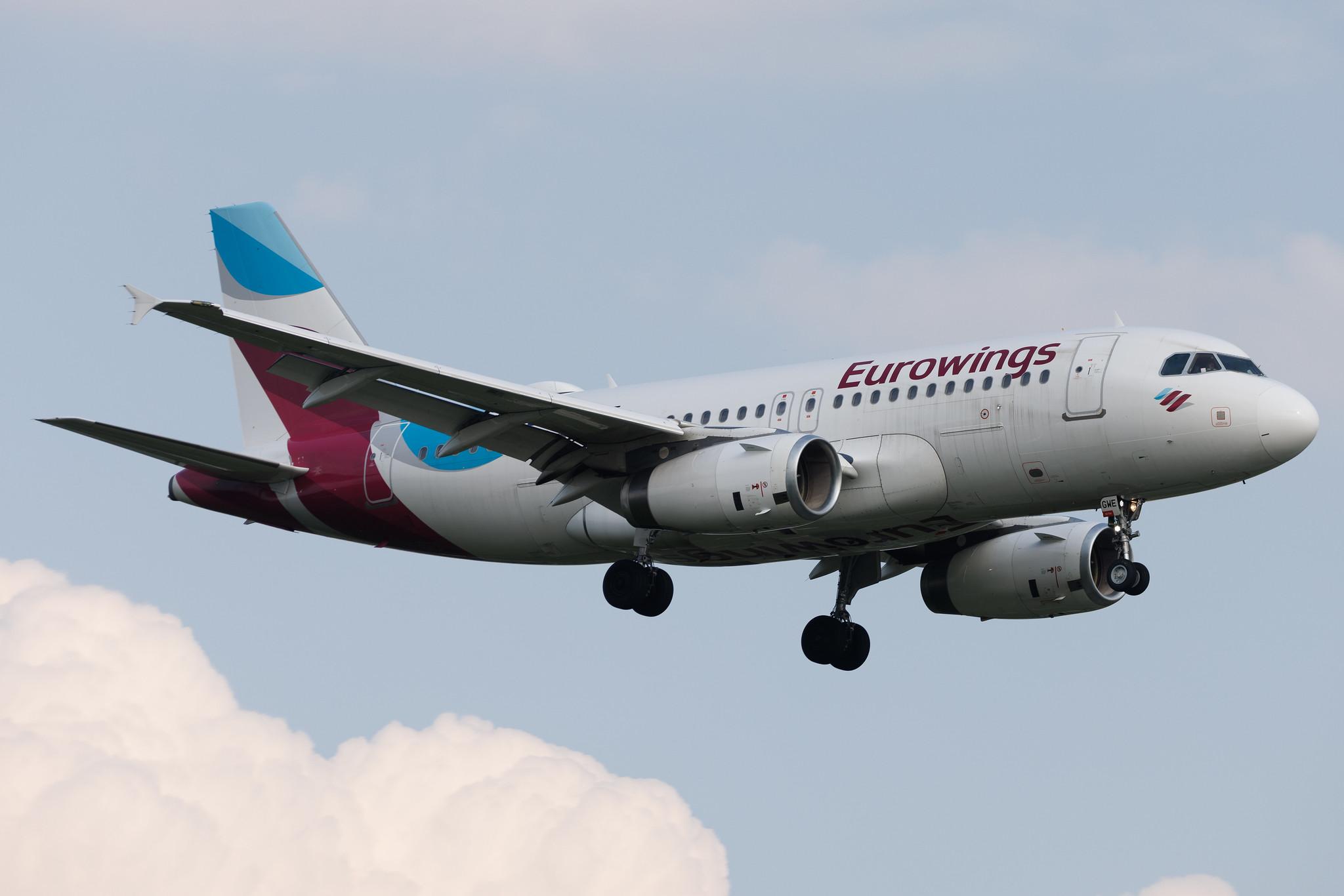 Hamburg Airport: Eurowings (EW / EWG) | Airbus A319-132 A319 | D-AGWE | MSN 3128