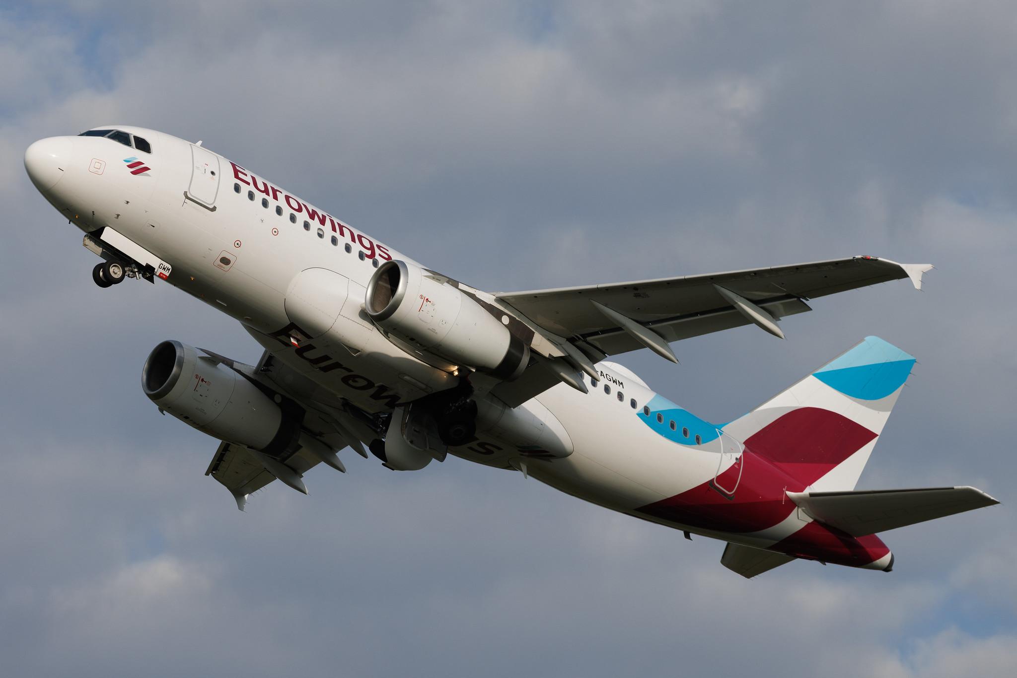 Hamburg Airport: Eurowings (EW / EWG) | Airbus A319-132 A319 | D-AGWM | MSN 3839