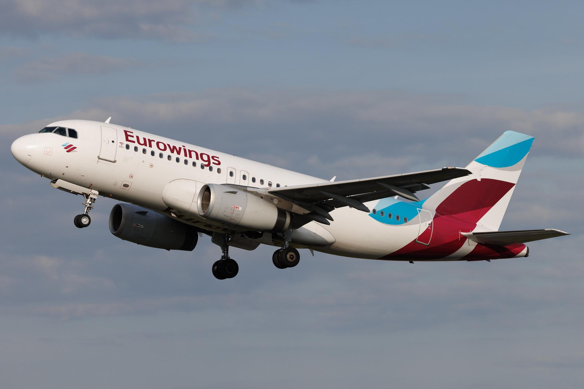 Hamburg Airport: Eurowings (EW / EWG) | Airbus A319-132 A319 | D-AGWU | MSN 5457