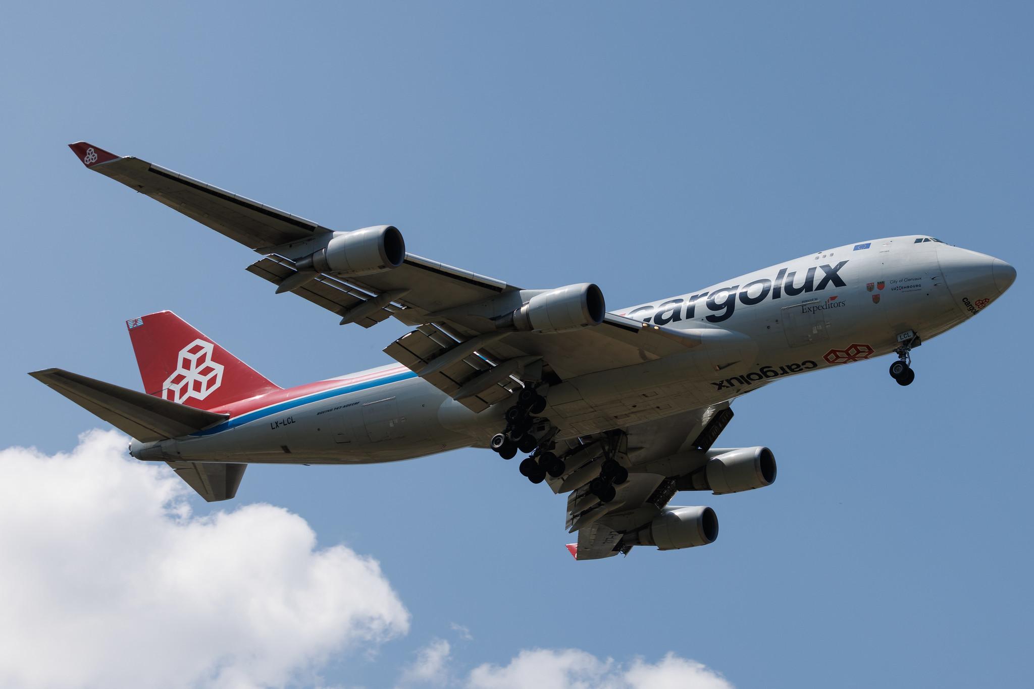 Luxembourg Findel Airport: Cargolux (CV / CLX) | Boeing 747-4HAF(ER) B744 | LX-LCL | MSN 35234
