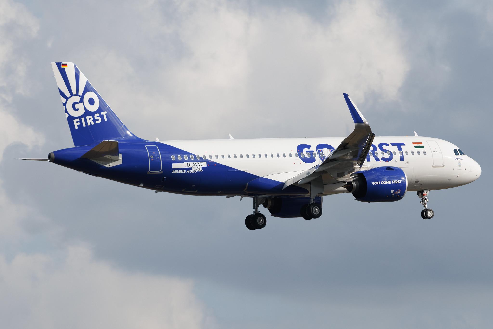 Hamburg Finkenwerder: Go First (G8 / GOW) | Airbus A320-271N A20N | D-AVVC | MSN 11251