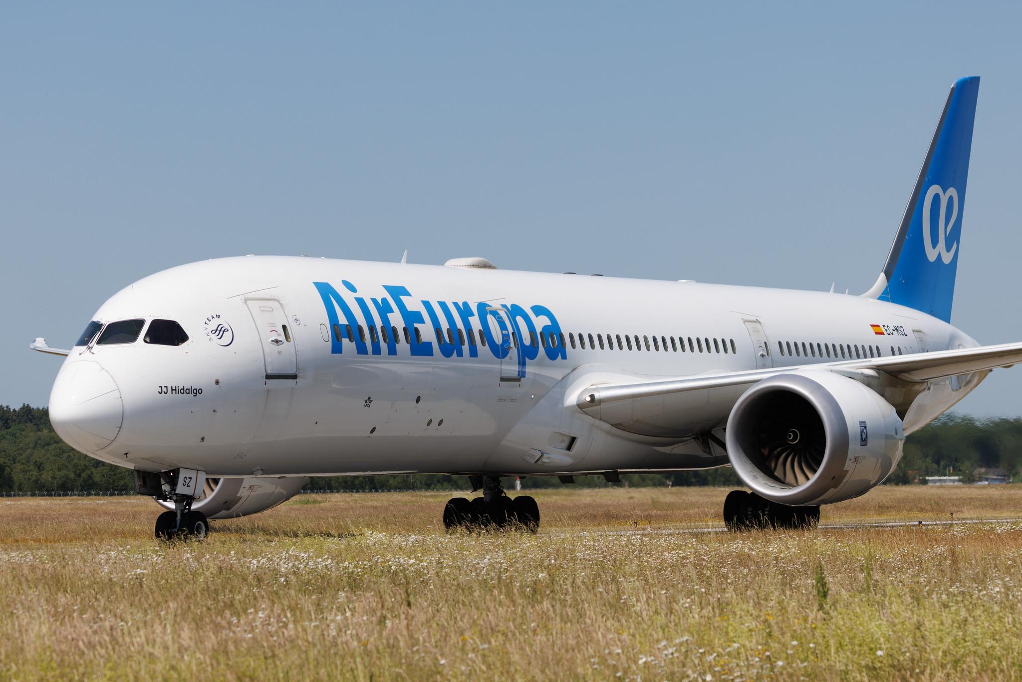 Hamburg Airport: Air Europa (UX / AEA) | Boeing 787-9 Dreamliner B789 | EC-MSZ | MSN 62171