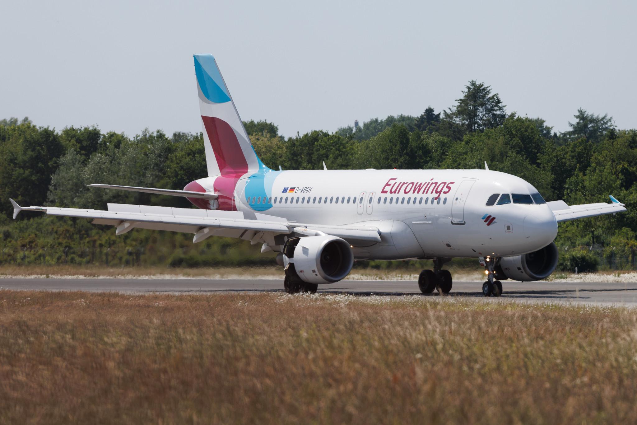 Hamburg Airport: Eurowings (EW / EWG) | Airbus A319-112 A319 | D-ABGH | MSN 3245