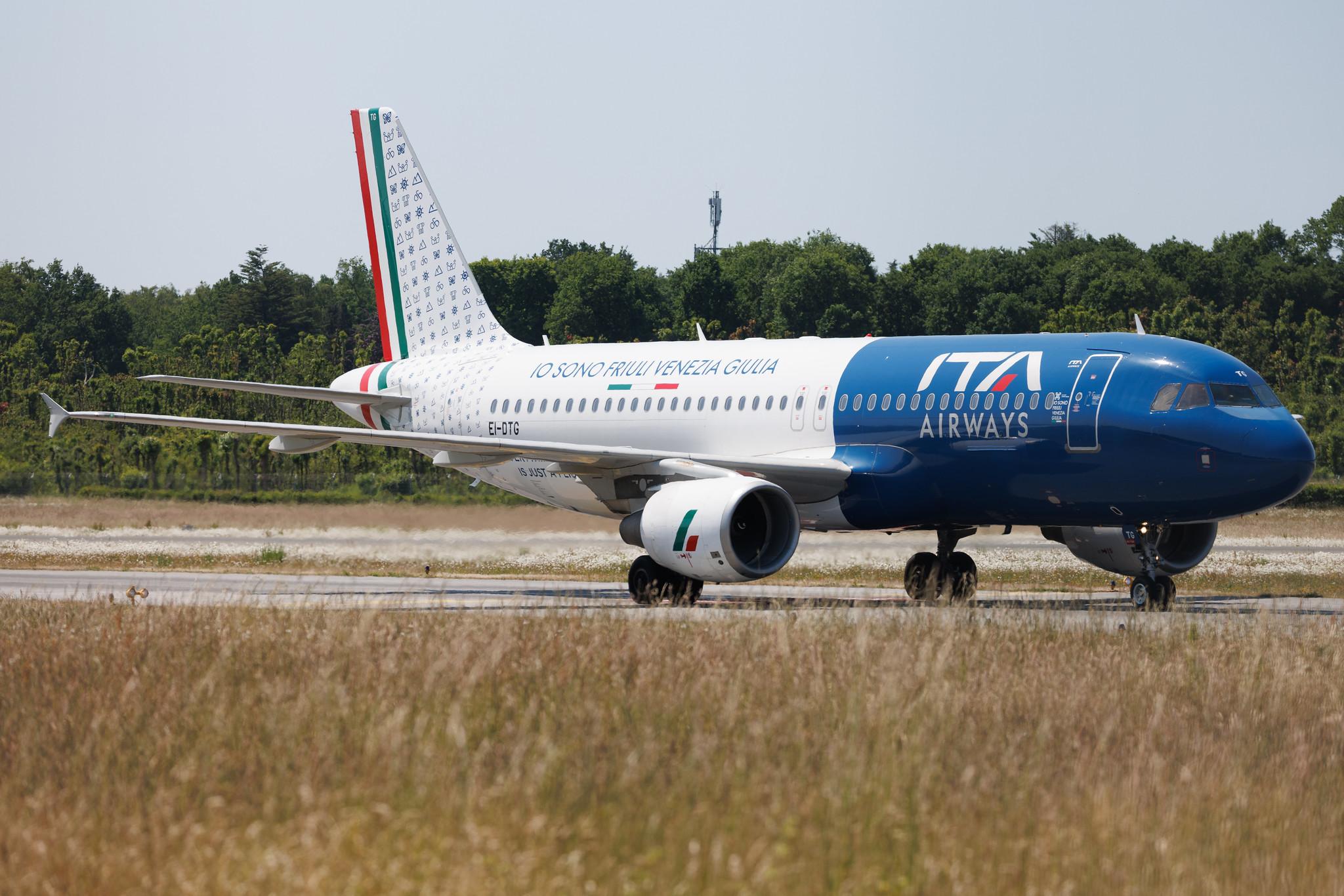 Hamburg Airport: ITA Airways (AZ / ITY) | Livery: Friuli-Venezia Giulia Livery | Airbus A320-216 A320 | EI-DTG | MSN 03921