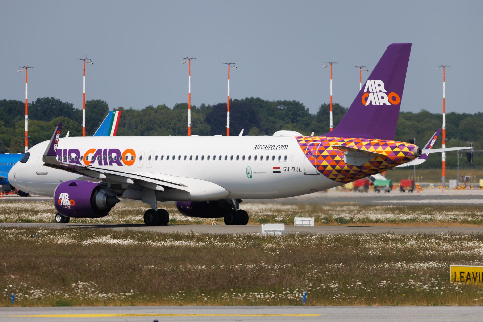 Hamburg Airport: Air Cairo (SM / MSC) | Airbus A320-251N A20N | SU-BUL | MSN 08970