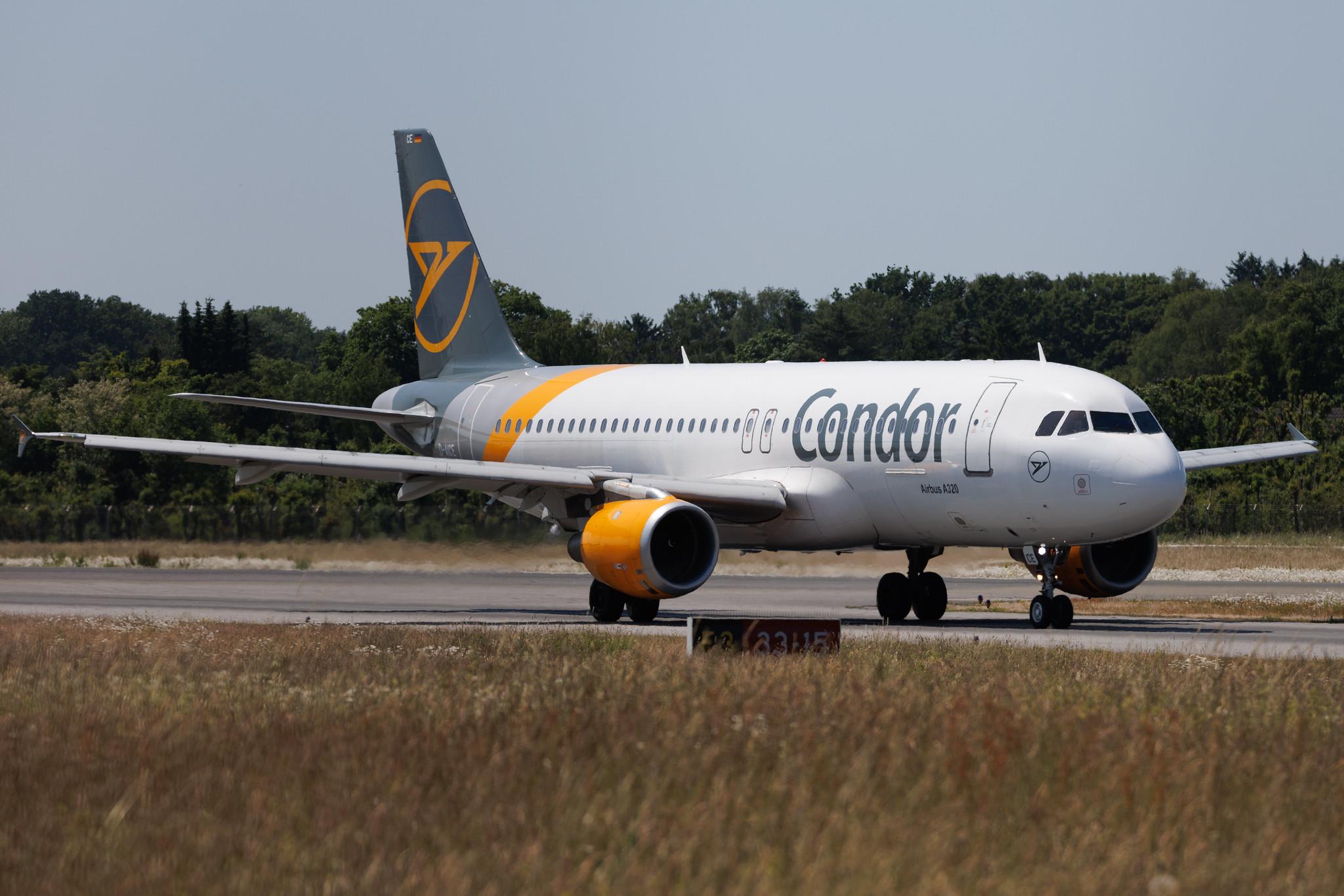 Hamburg Airport: Condor (DE / CFG) | Airbus A320-212 A320 | D-AICE | MSN 0894