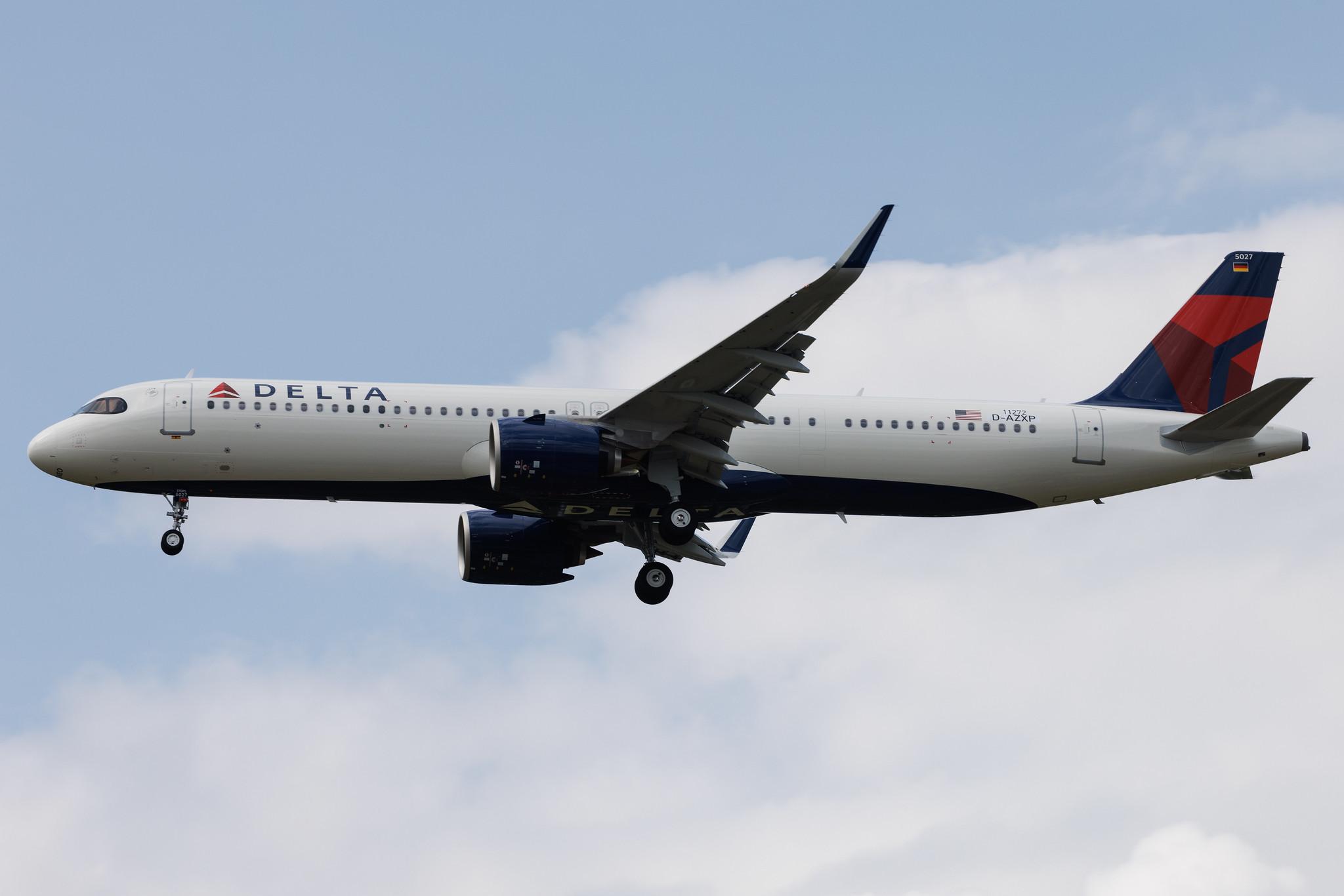 Hamburg Airport: Delta Air Lines (DL / DAL) | Airbus A321-271NX A21N | D-AZXP | N527DE | MSN 11272