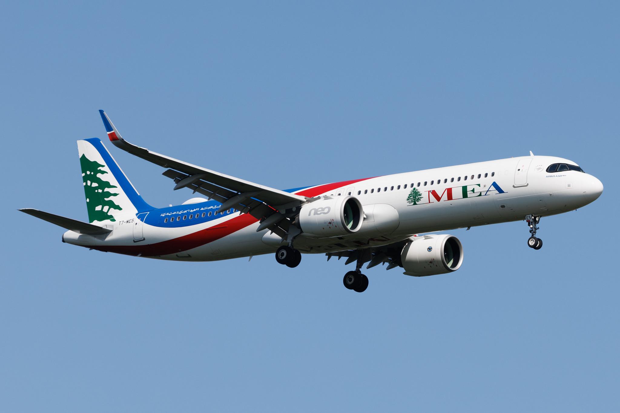 Frankfurt Airport: MEA (ME / MEA) | Airbus A321-271NX A21N | T7-ME5 | MSN 10147