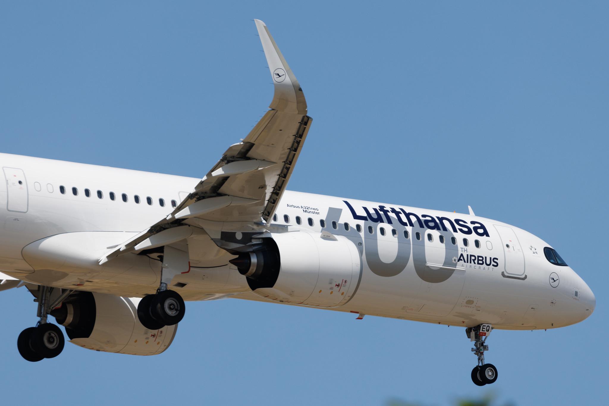 Frankfurt Airport: Lufthansa (LH / DLH) | Livery: 600th Airbus Aircraft | Airbus A321-271NX A21N | D-AIEQ | MSN 11267