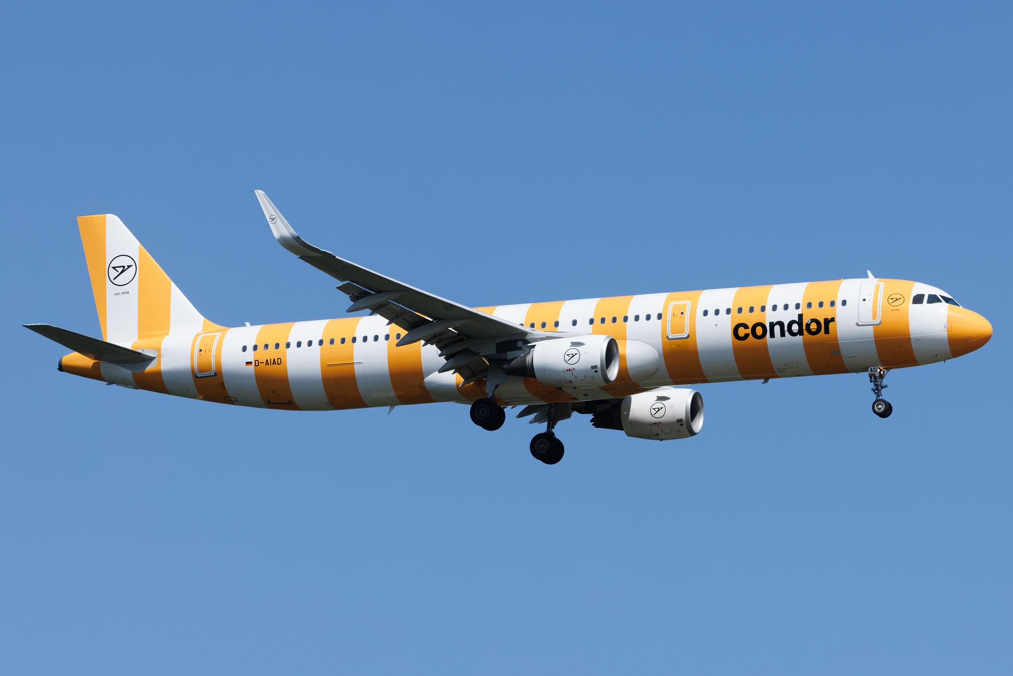 Frankfurt Airport: Condor (DE / CFG) | Airbus A321-211 A321 | D-AIAD | MSN 6053