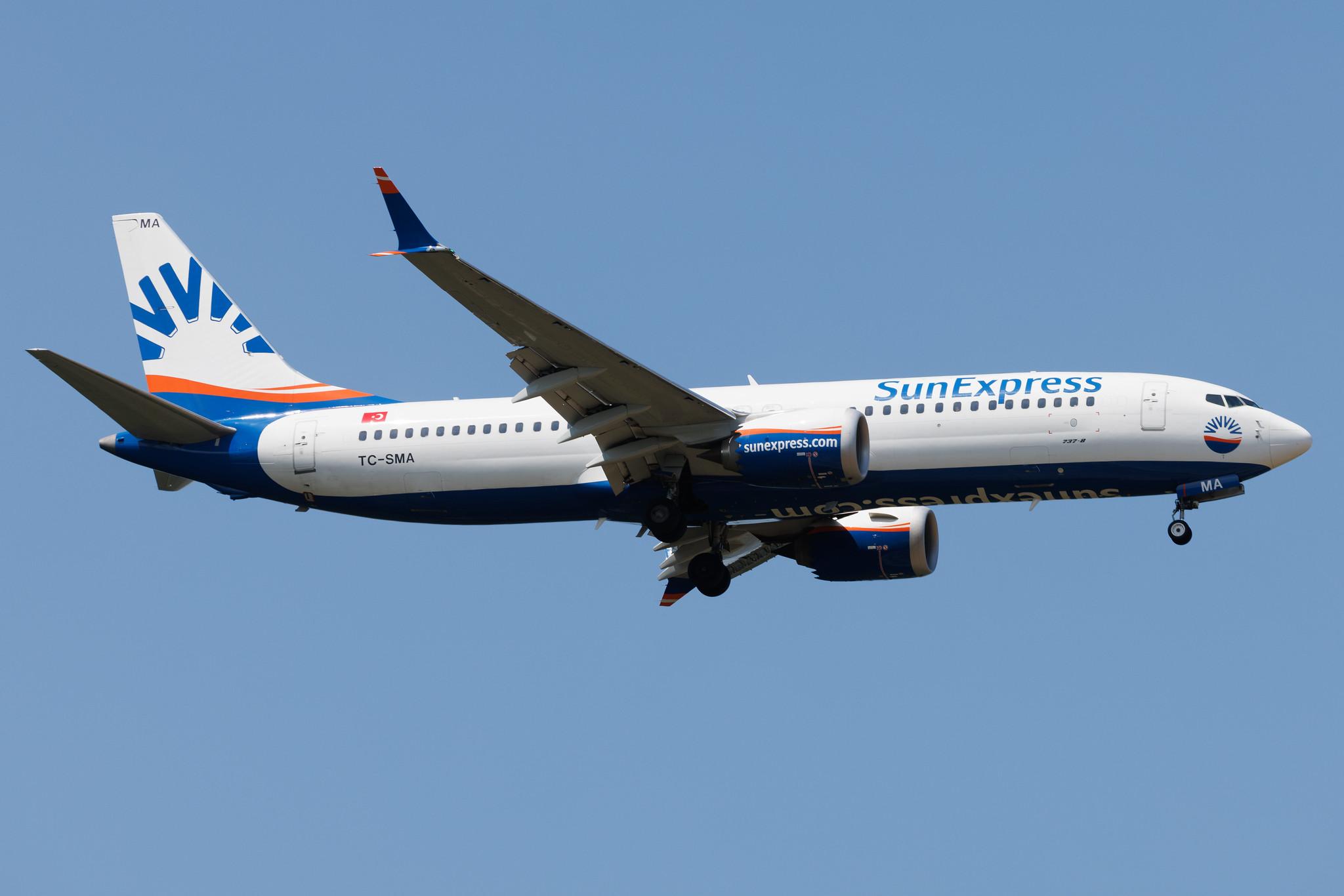 Frankfurt Airport: SunExpress (XQ / SXS) | Boeing 737 MAX 8 B38M | TC-SMA | MSN 63603