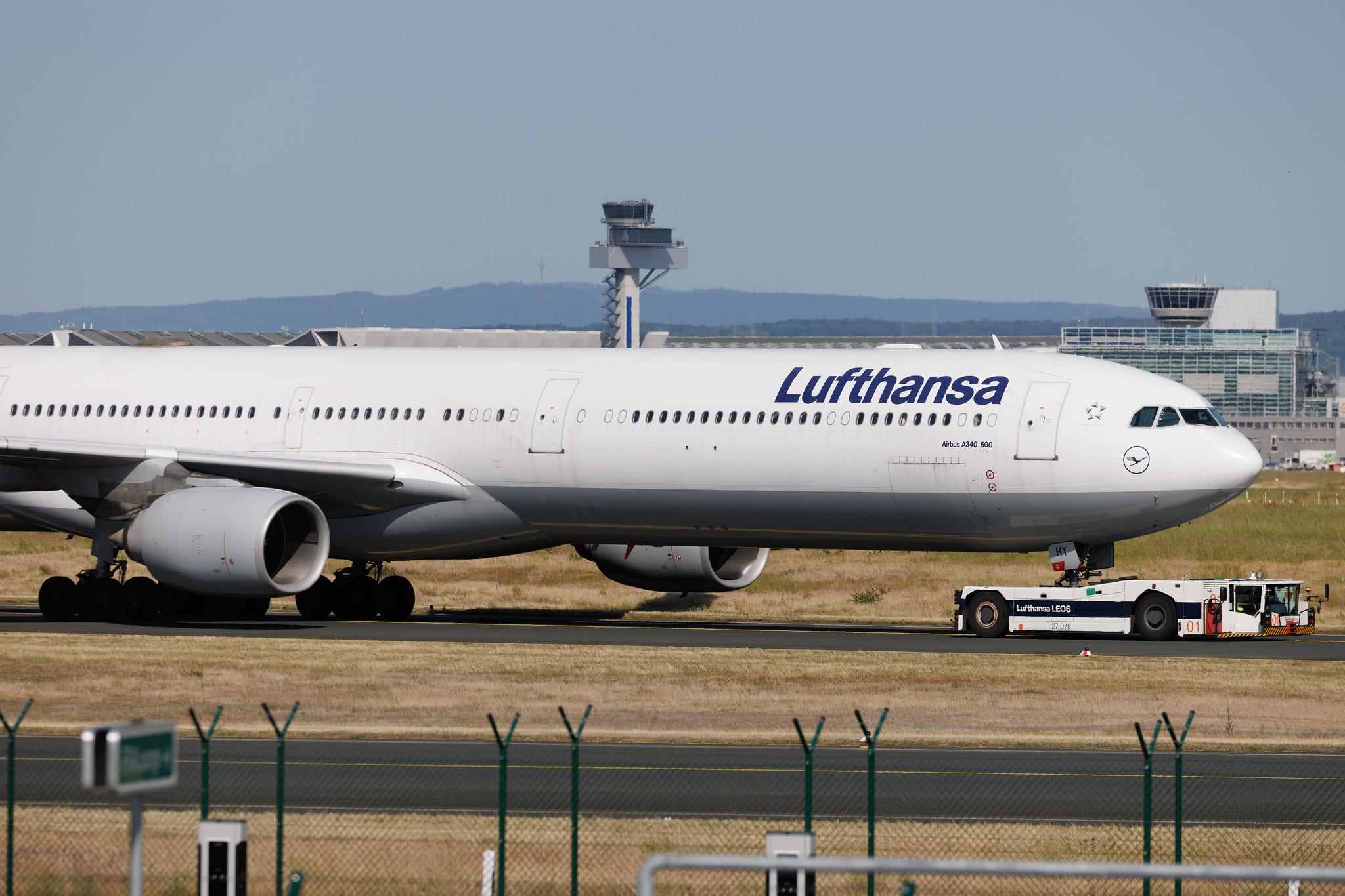 Frankfurt Airport: Lufthansa (LH / DLH) | Airbus A340-642 A346 | D-AIHY | MSN 0987
