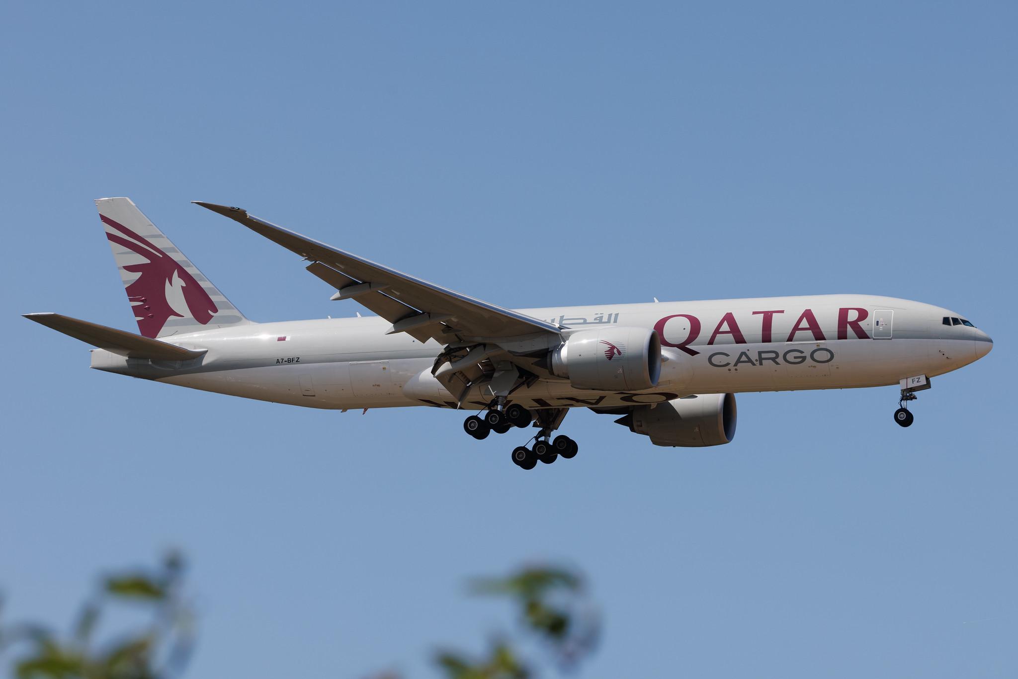Frankfurt Airport: Qatar Cargo (QR / QTR) | Operator: Qatar Airways | Boeing 777-F B77L | A7-BFZ | MSN 66872