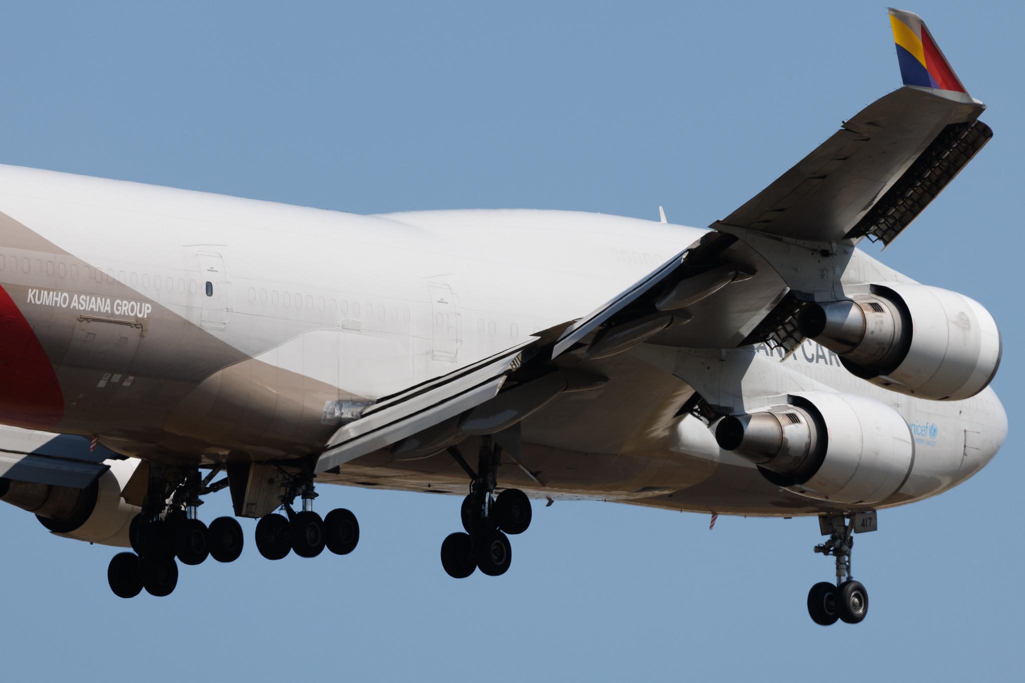 Frankfurt Airport: Asiana Cargo (OZ / AAR) | Operator: Asiana Airlines | Boeing 747-48E(BDSF) B744 | HL7417 | MSN 25779