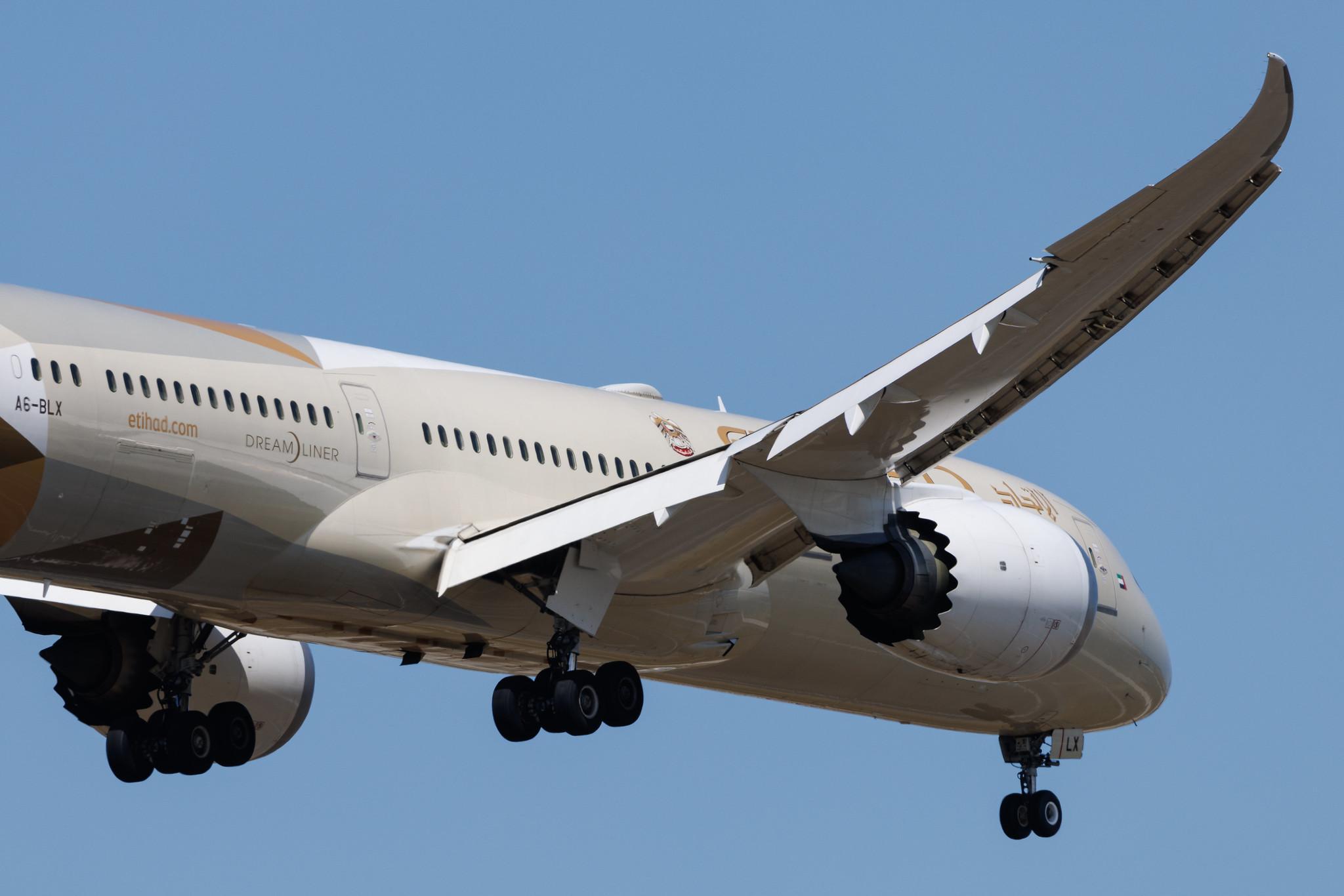 Frankfurt Airport: Etihad Airways (EY / ETD) | Boeing 787-9 Dreamliner B789 | A6-BLX | MSN 39666